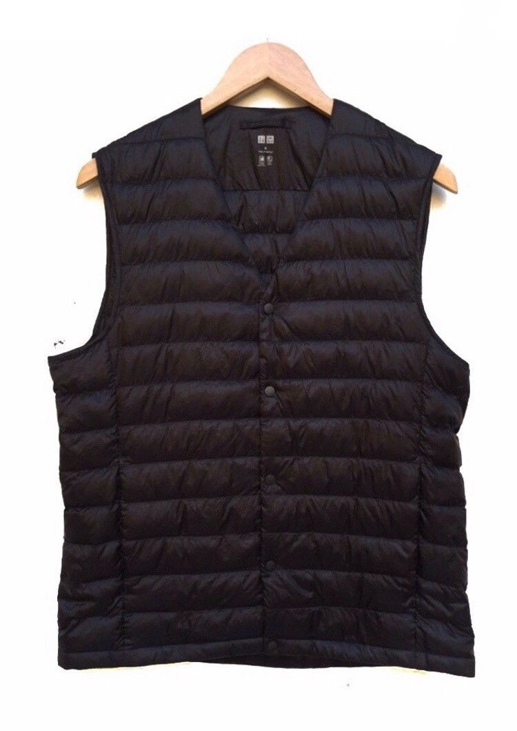 Japanese Brand × Uniqlo 🔥Uniqlo Puffer Black Vests Size US S / EU 44-46 / 1 - 1 Thumbnail