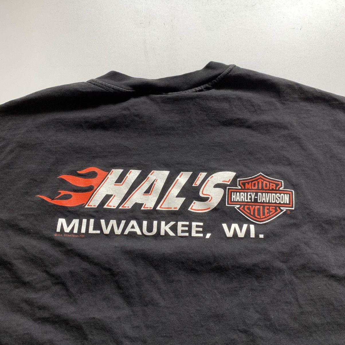 Harley Davidson × Vintage Vintage 90s Harley Davidson 90 Year Anniversary T Shirt XXL Size US XXL / EU 58 / 5 - 5 Thumbnail