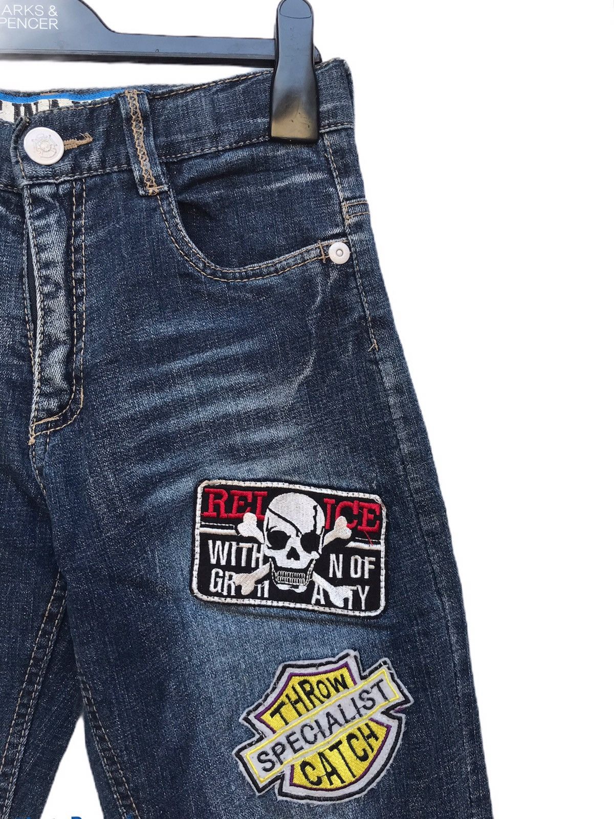 Japanese Brand 🔥Take In A Wave The Winner Nice Jeans Size US 26 / EU 42 - 8 Thumbnail