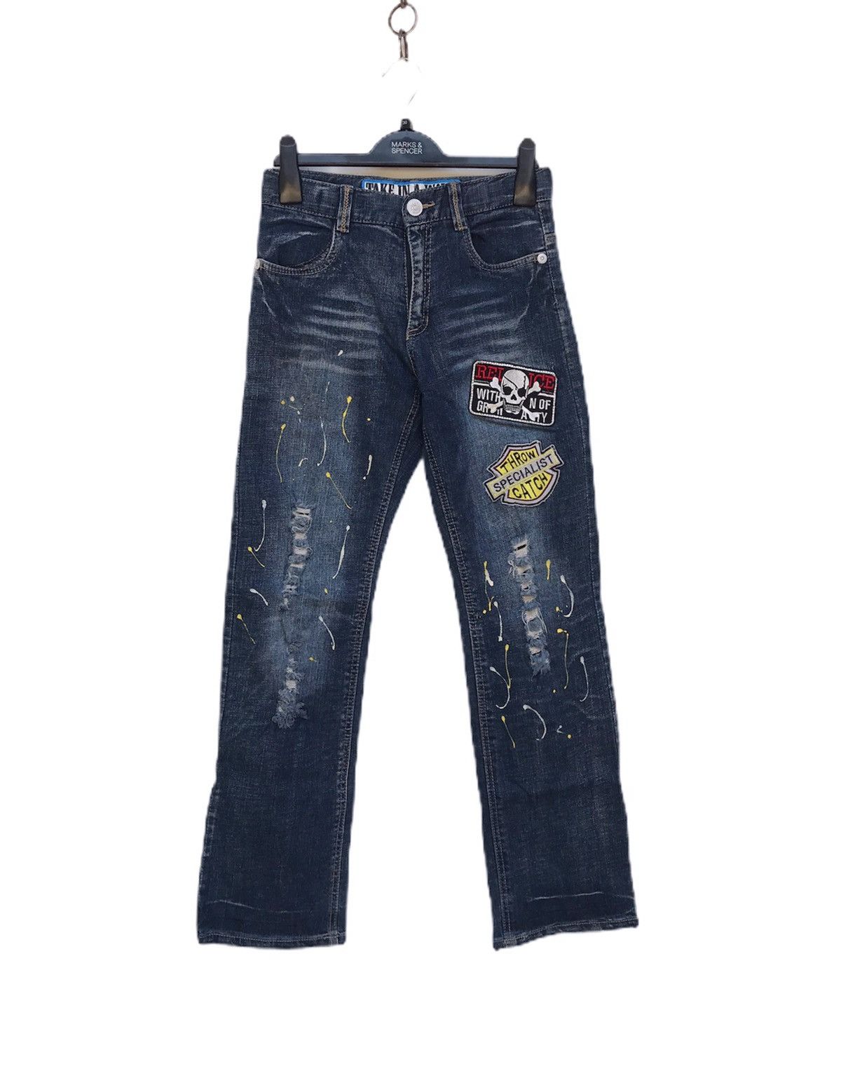 Japanese Brand 🔥Take In A Wave The Winner Nice Jeans Size US 26 / EU 42 - 1 Thumbnail