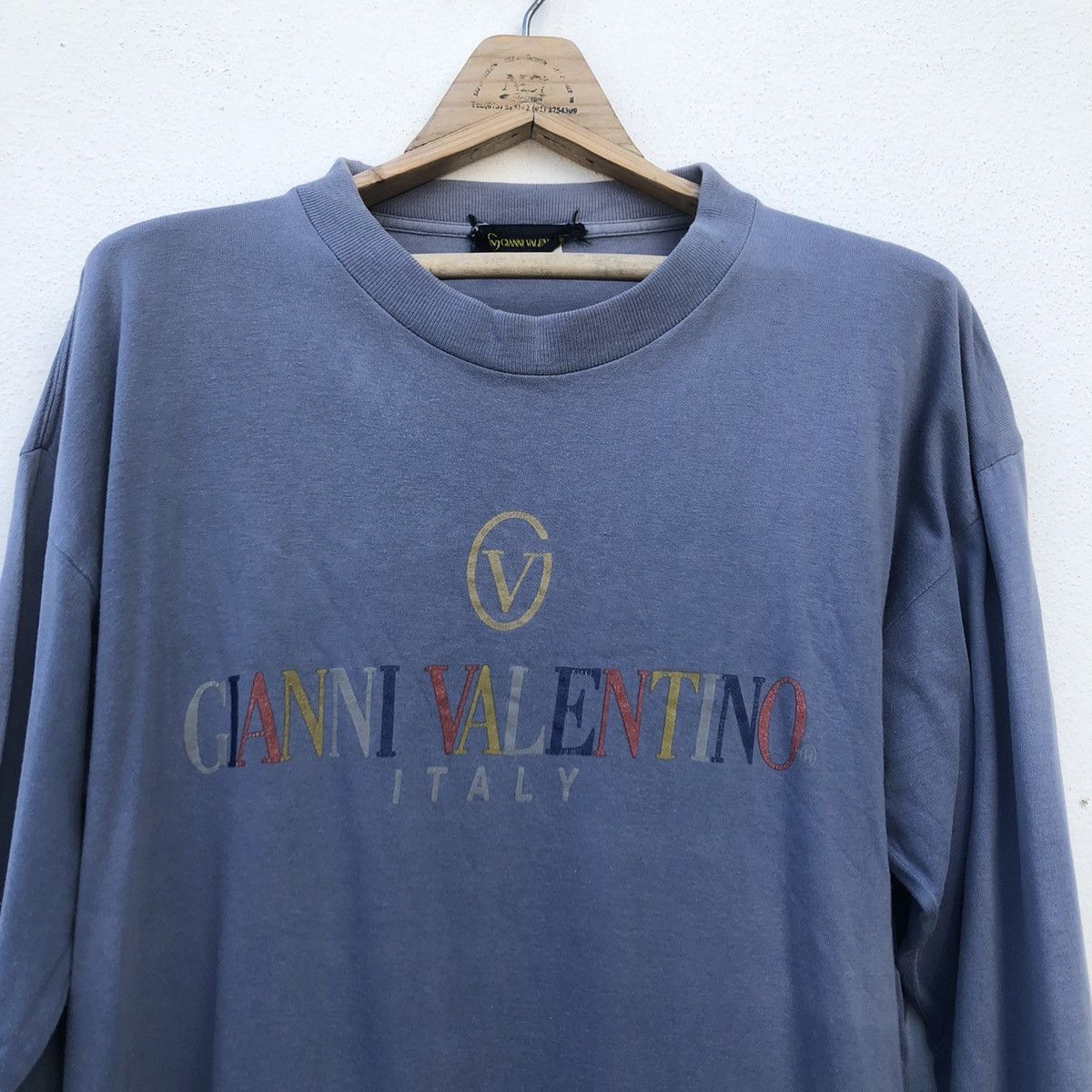 Vintage Vintage Gianni Valentino Sweatshirt BigLogo Sweatshirt Size US L / EU 52-54 / 3 - 2 Thumbnail