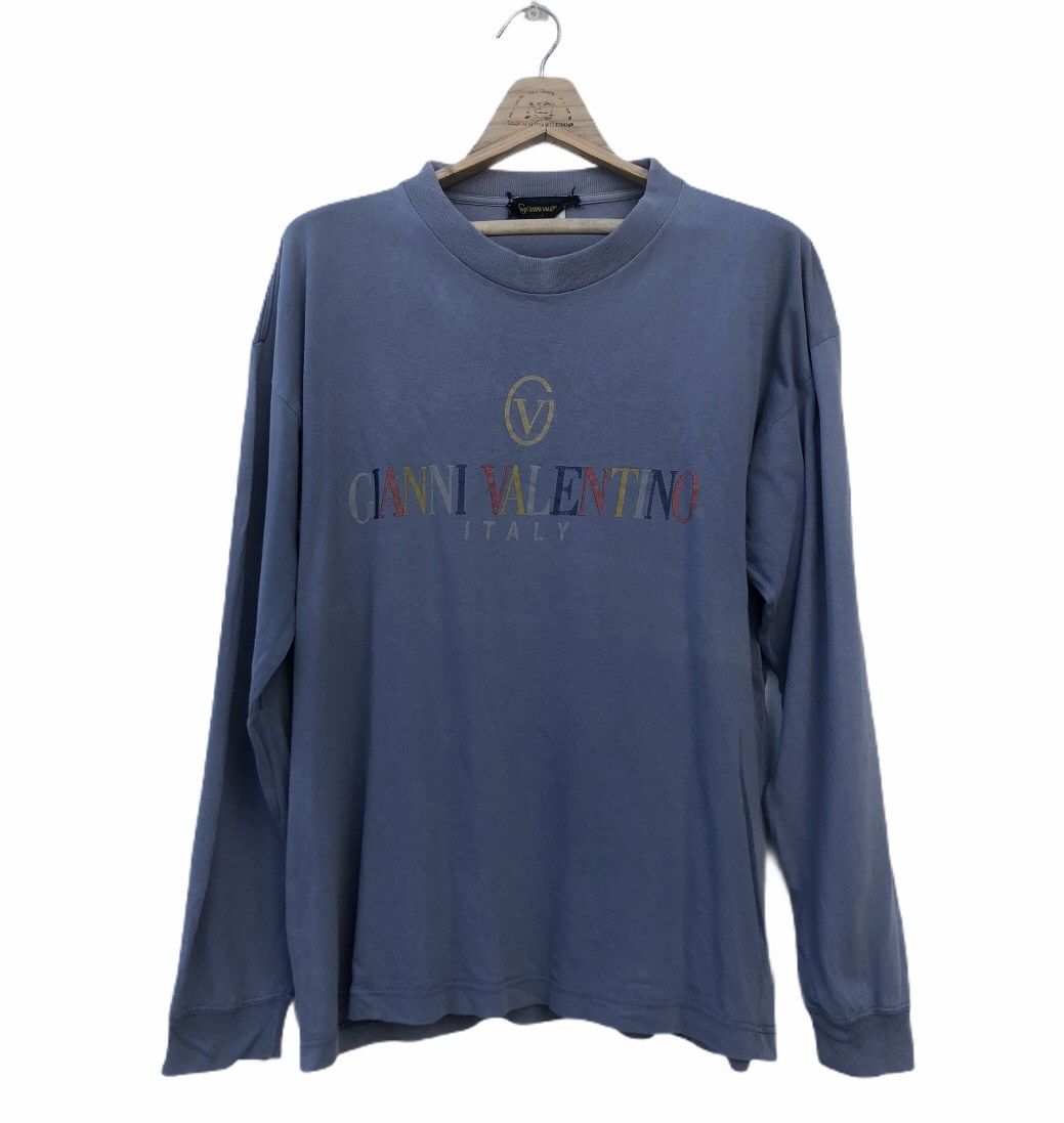 Vintage Vintage Gianni Valentino Sweatshirt BigLogo Sweatshirt Size US L / EU 52-54 / 3 - 1 Thumbnail