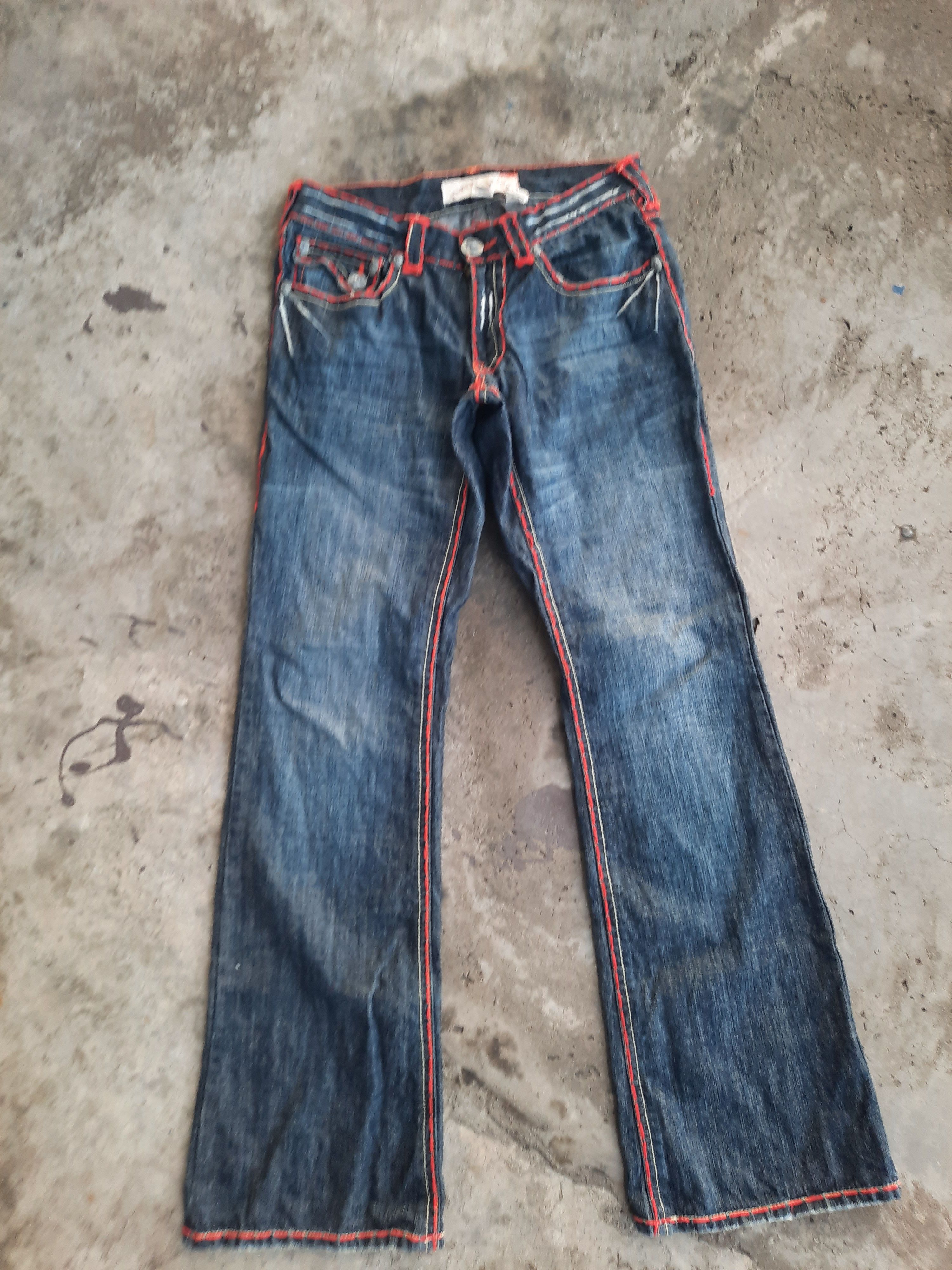 Japanese Brand Laguna Beach Skeleton Art Denim Size US 34 / EU 50 - 1 Thumbnail