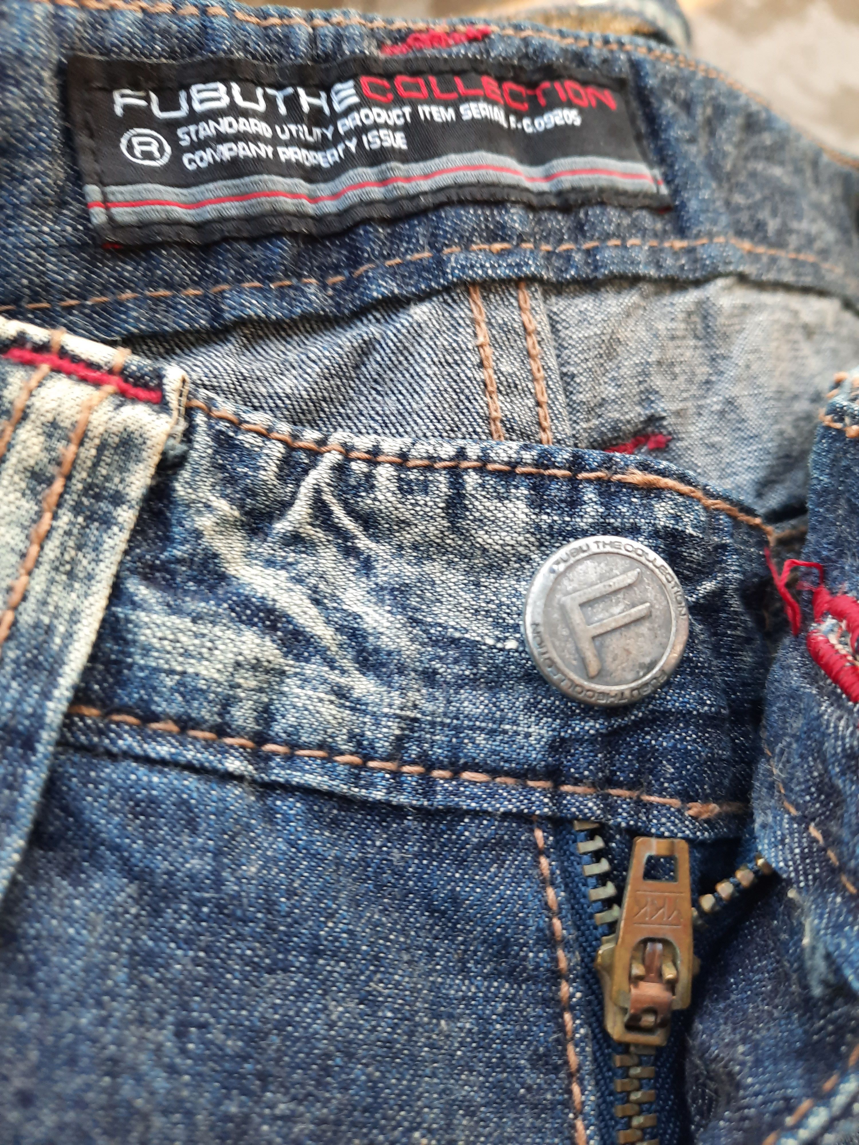 Fubu Fubu Distressed Denim Size US 31 - 4 Thumbnail