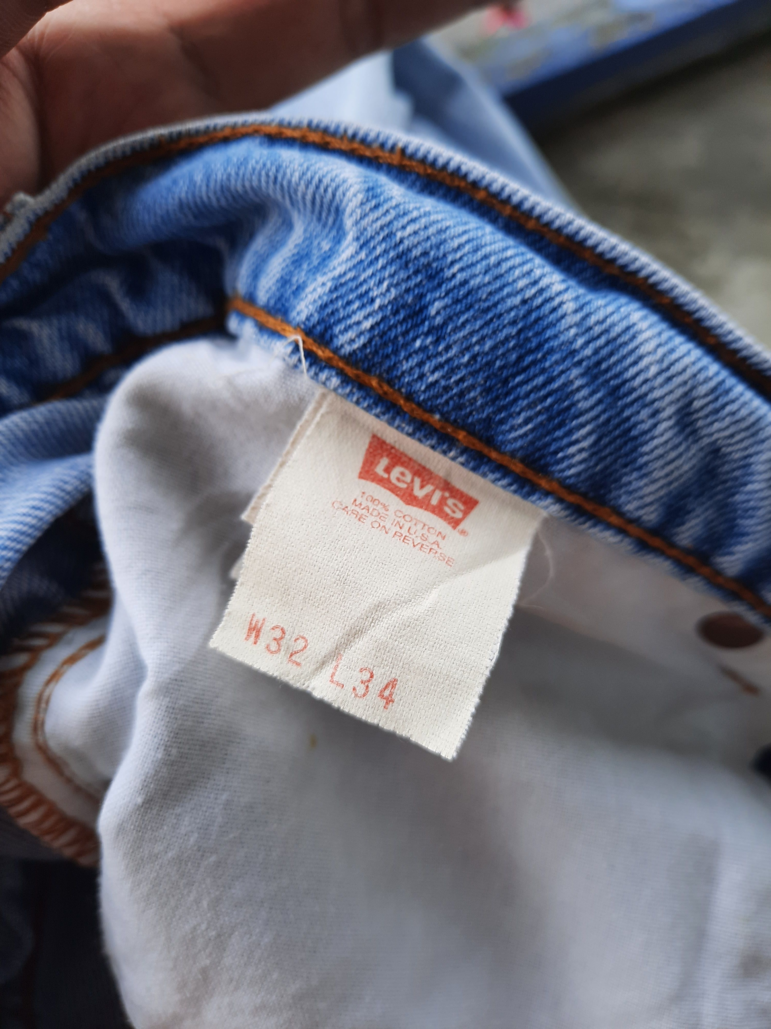 Levi's Vintage Clothing × Vintage Vintage 90's Levi's 515 Blue Wash Jeans Size US 30 / EU 46 - 7 Thumbnail