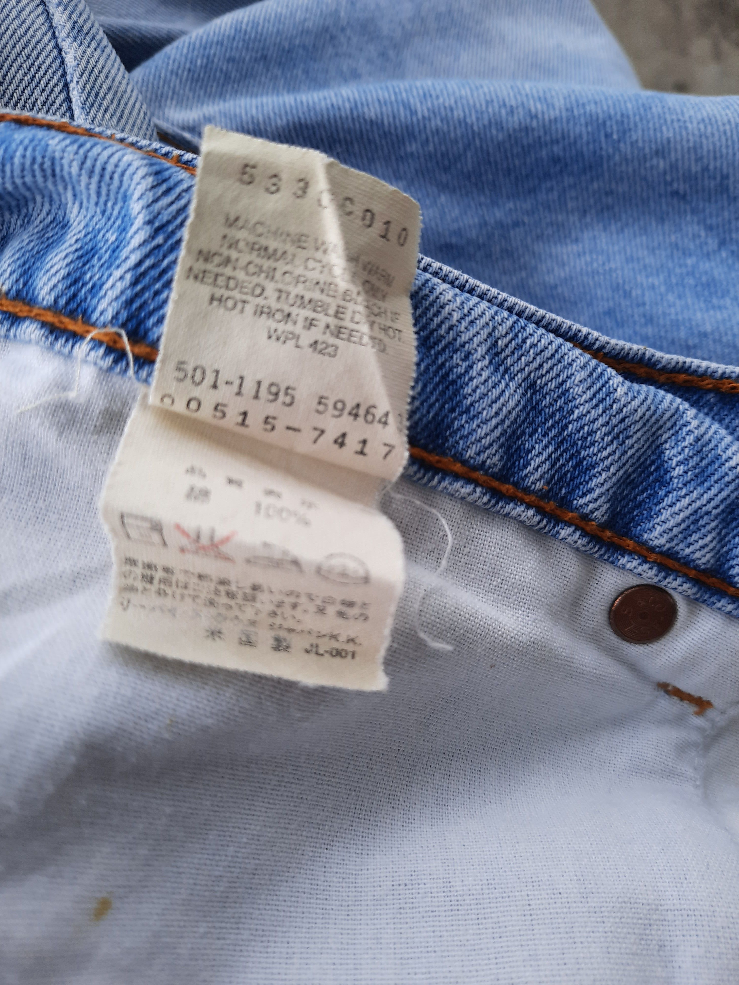 Levi's Vintage Clothing × Vintage Vintage 90's Levi's 515 Blue Wash Jeans Size US 30 / EU 46 - 8 Thumbnail
