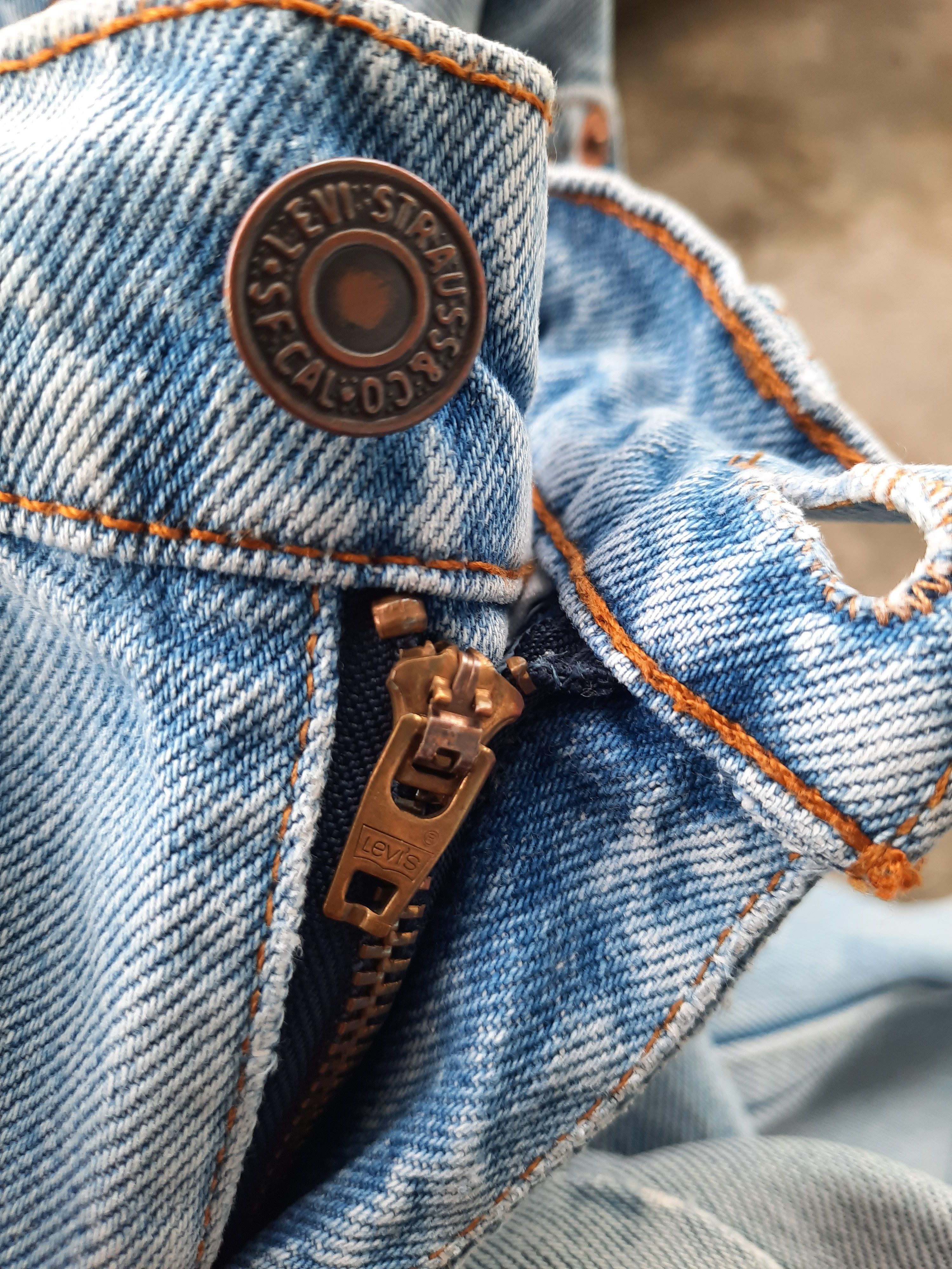 Levi's Vintage Clothing × Vintage Vintage 90's Levi's 515 Blue Wash Jeans Size US 30 / EU 46 - 4 Thumbnail