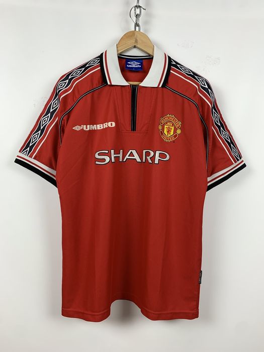 Vintage 1998/00 Umbro Manchester United David Beckham #7 Home