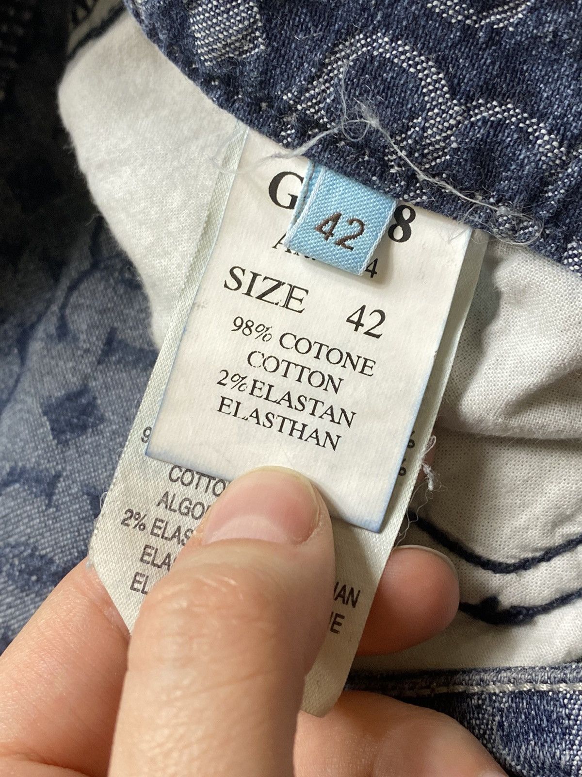 Designer × Guess × Vintage Guess by Marciano vintage blue denim jeans monogrammed Size 28" / US 6 / IT 42 - 8 Thumbnail