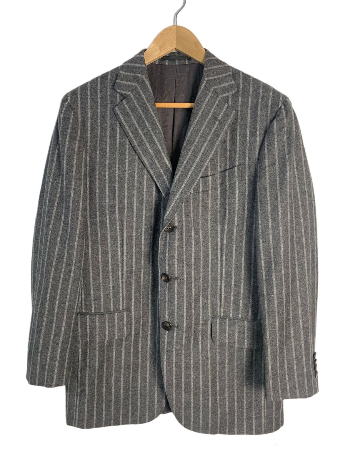 image of Beams Plus x Boglioli Beams Blazer Jacket in Grey, Men's (Size Medium)