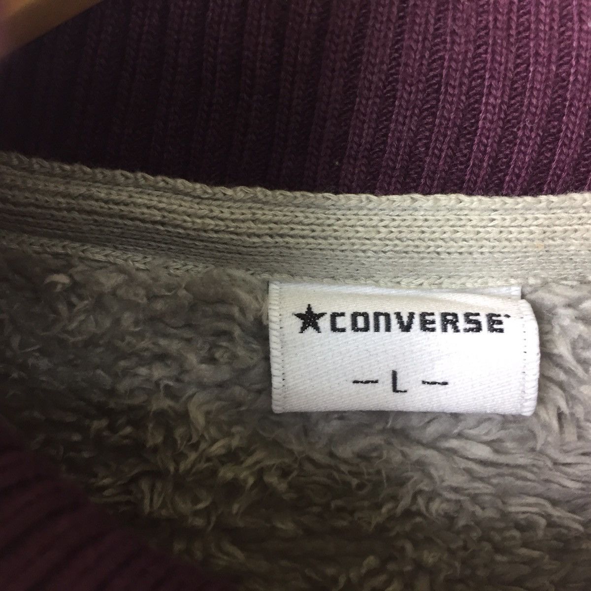 Converse Converse sweater full zipper Casual Jumper Streetwear Size US L / EU 52-54 / 3 - 2 Thumbnail