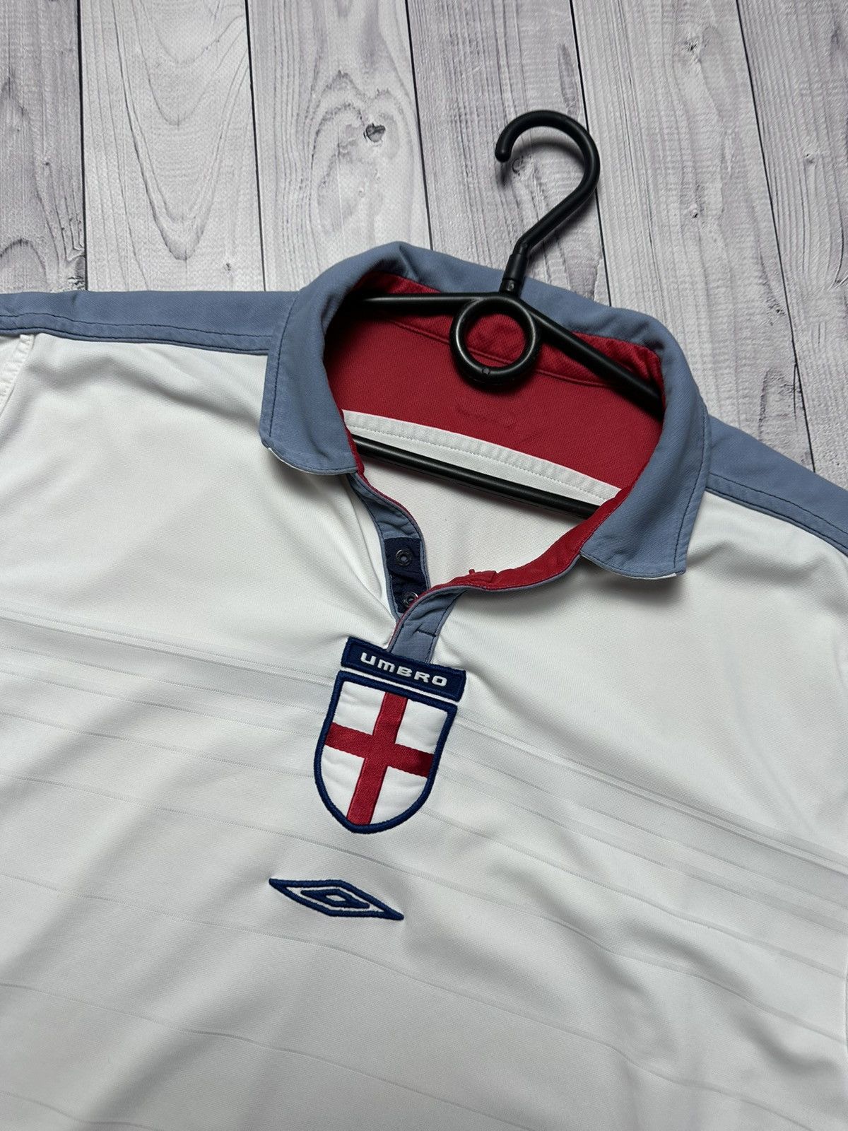 Umbro × Vintage Vintage England soccer jersey size S reversible Umbro Size US S / EU 44-46 / 1 - 4 Thumbnail