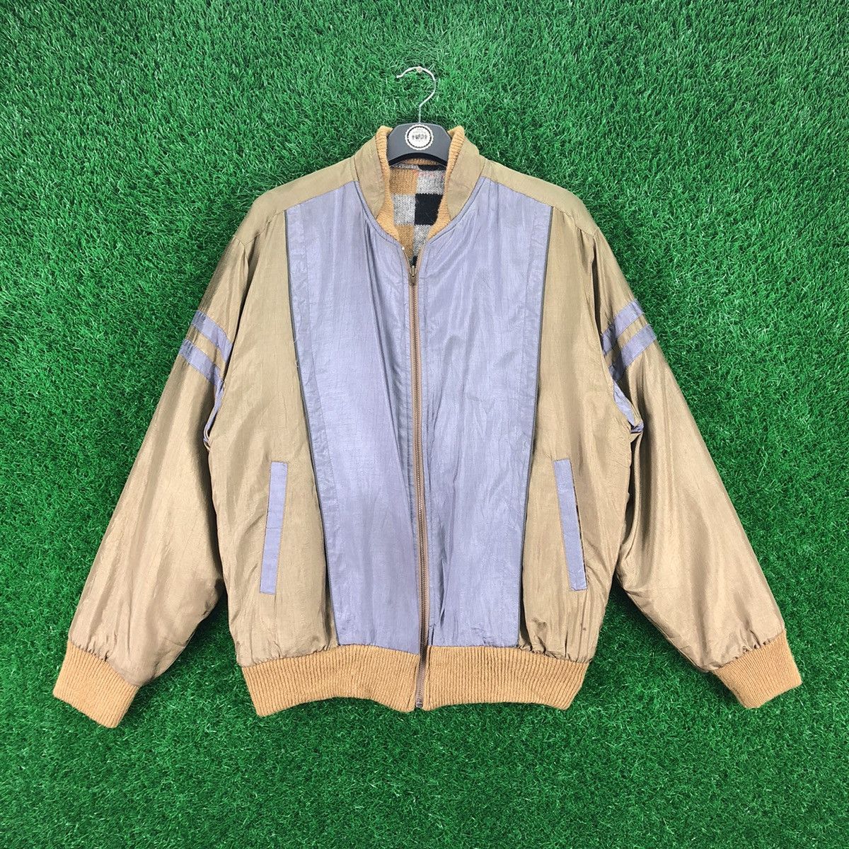 Vintage Vintage 80's Bomber Style Jacket Reversible Checkerboard Size US M / EU 48-50 / 2 - 7 Thumbnail