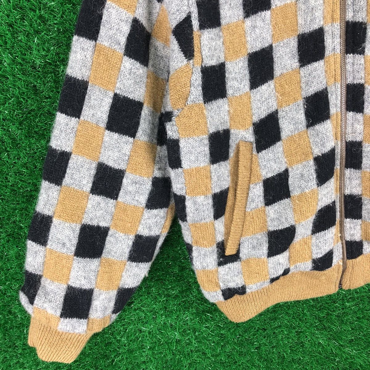 Vintage Vintage 80's Bomber Style Jacket Reversible Checkerboard Size US M / EU 48-50 / 2 - 3 Thumbnail