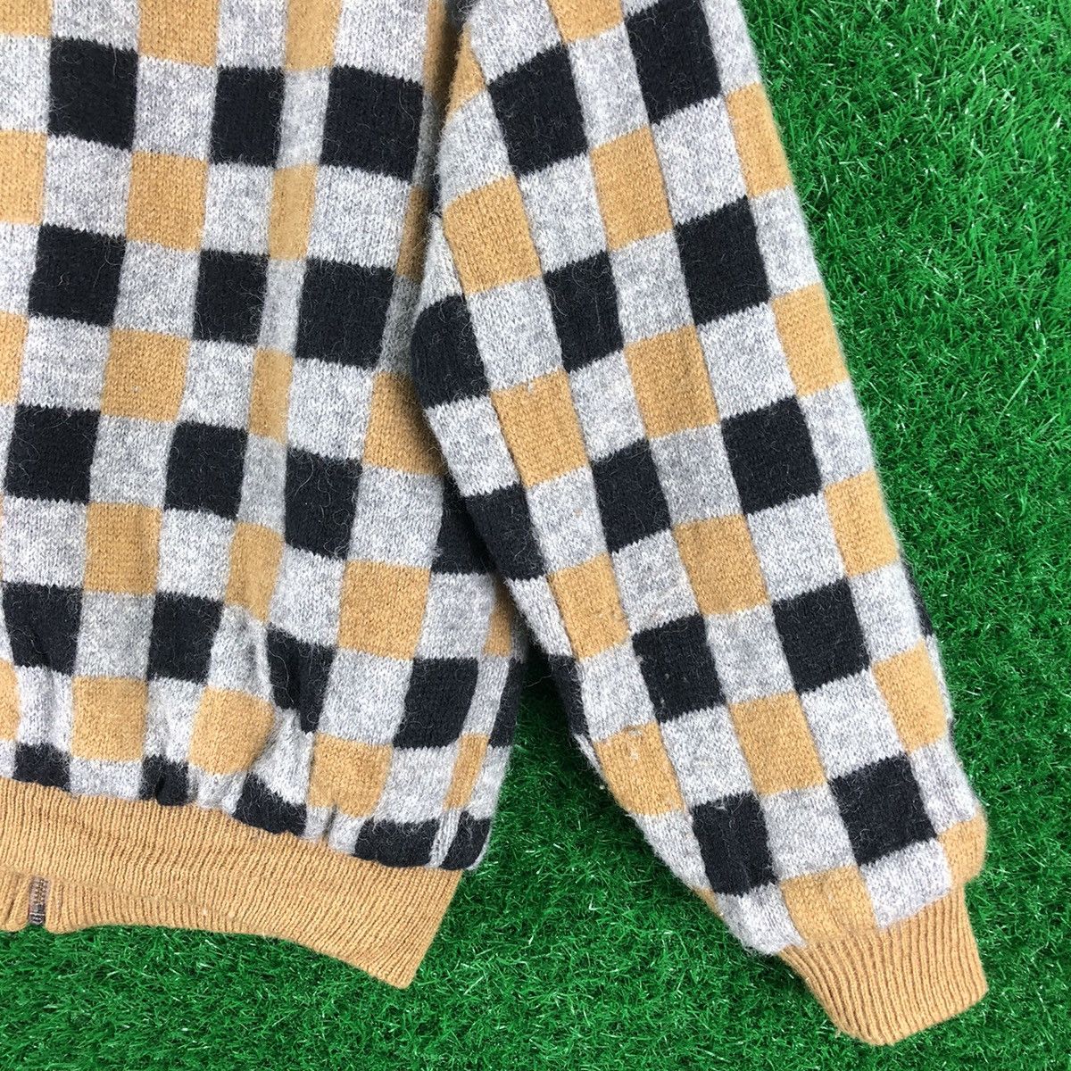 Vintage Vintage 80's Bomber Style Jacket Reversible Checkerboard Size US M / EU 48-50 / 2 - 6 Thumbnail