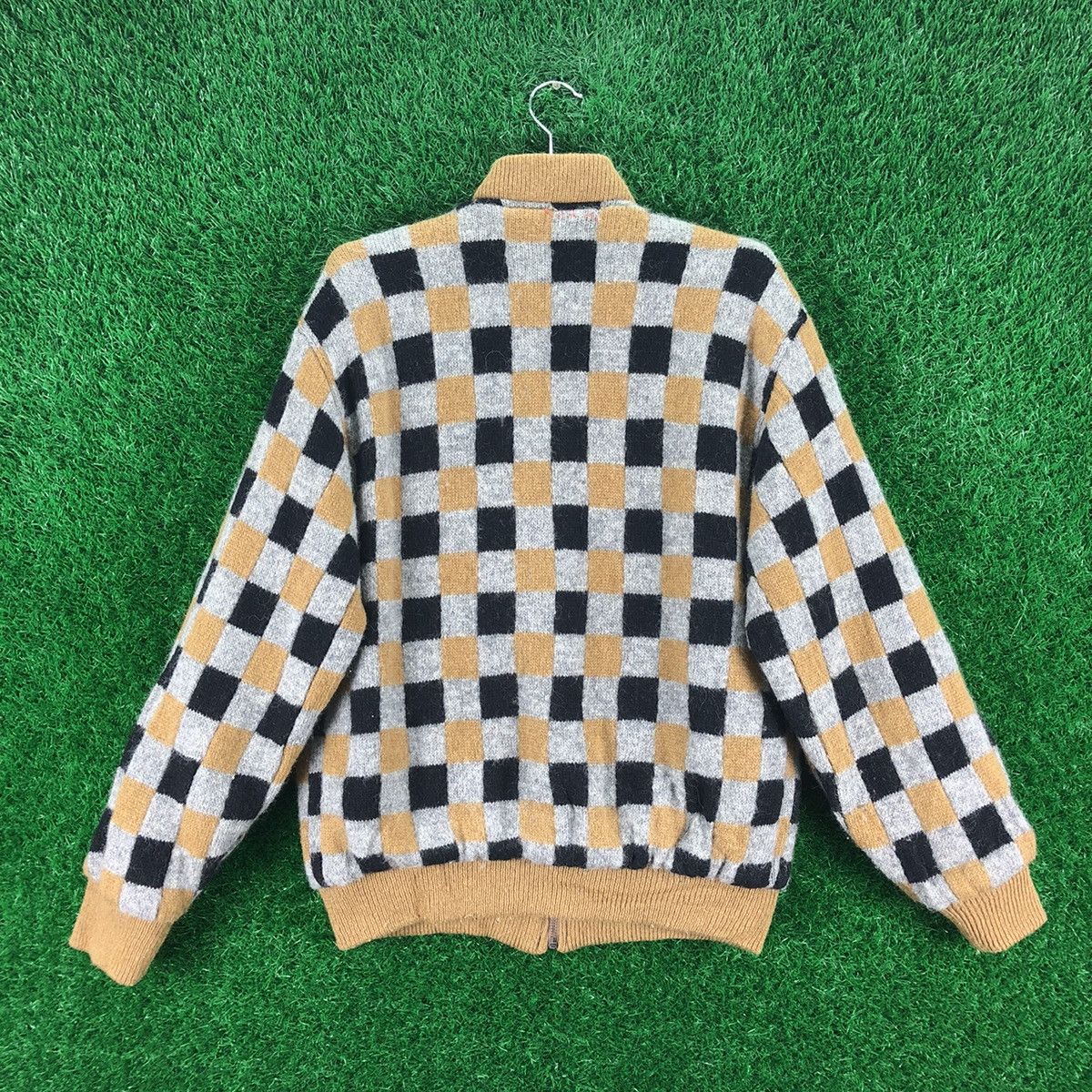 Vintage Vintage 80's Bomber Style Jacket Reversible Checkerboard Size US M / EU 48-50 / 2 - 4 Thumbnail