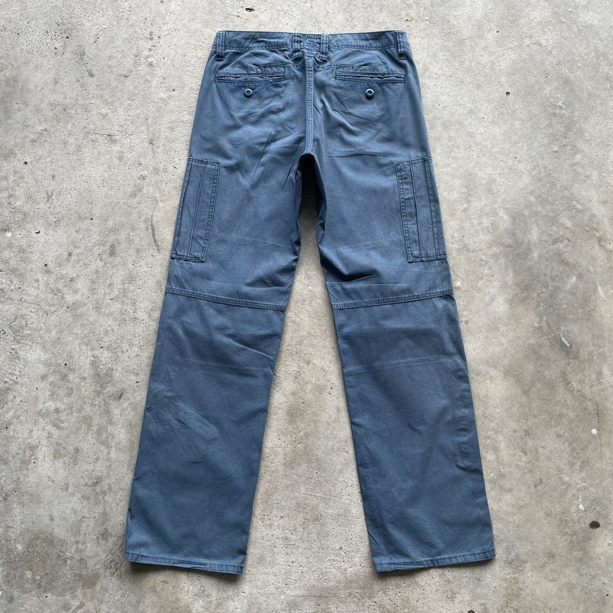 Japanese Brand Vintage Japanese Brand Double Knee Tactical Cargo Pants Size US 33 - 11 Thumbnail