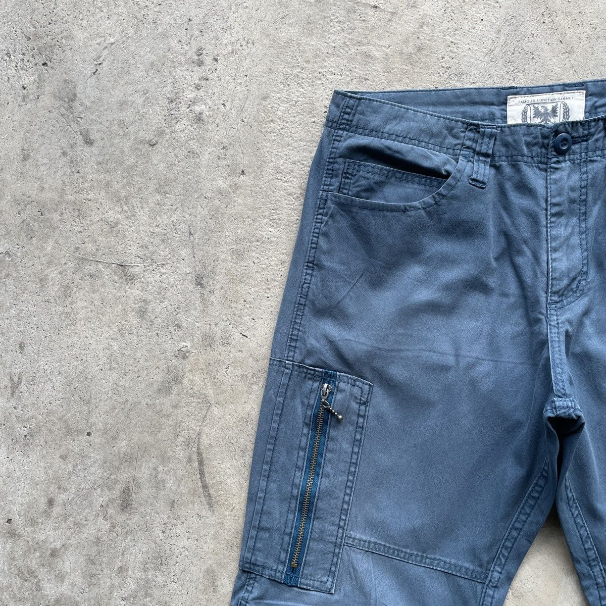 Japanese Brand Vintage Japanese Brand Double Knee Tactical Cargo Pants Size US 33 - 5 Thumbnail