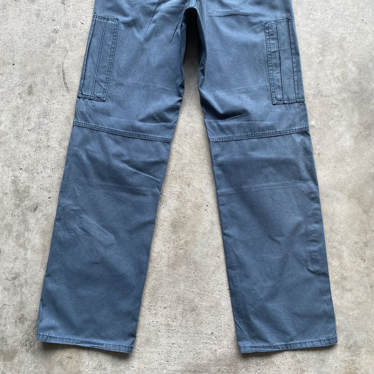 Japanese Brand Vintage Japanese Brand Double Knee Tactical Cargo Pants Size US 33 - 10 Thumbnail