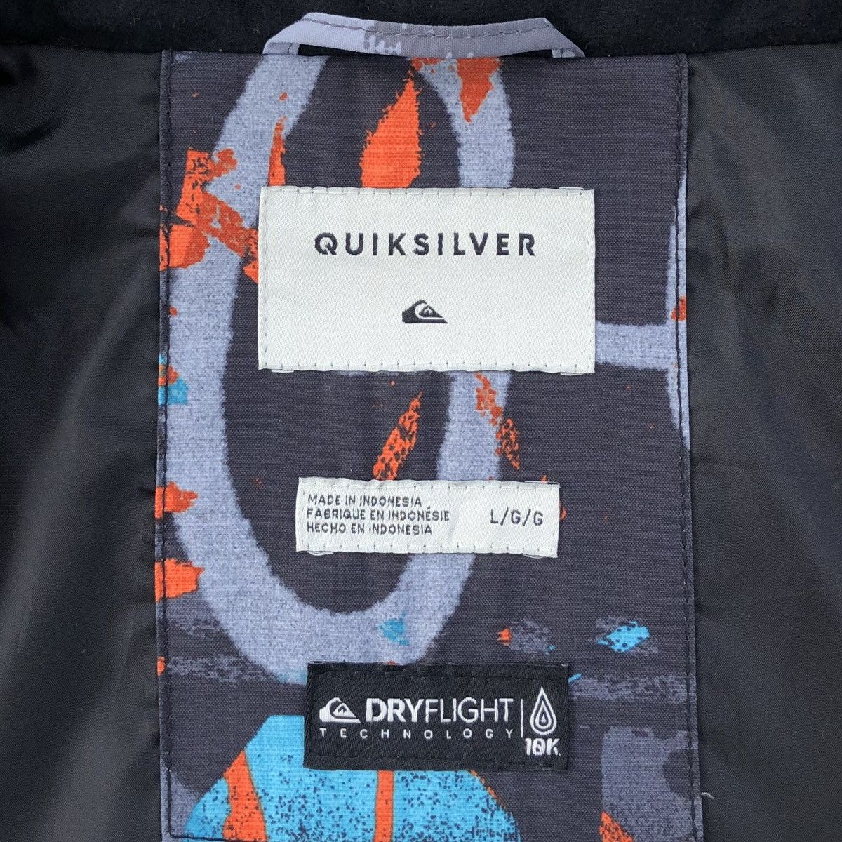 Quiksilver Quicksilver Drylight technology Overprint Winter jacket Size US L / EU 52-54 / 3 - 17 Thumbnail