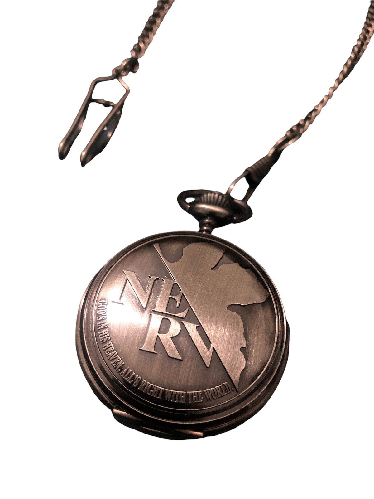 Anime × Cartoon Network × Grailed Rare Archive Evangelion NERV pocket watch limited edition Size ONE SIZE - 1 Thumbnail