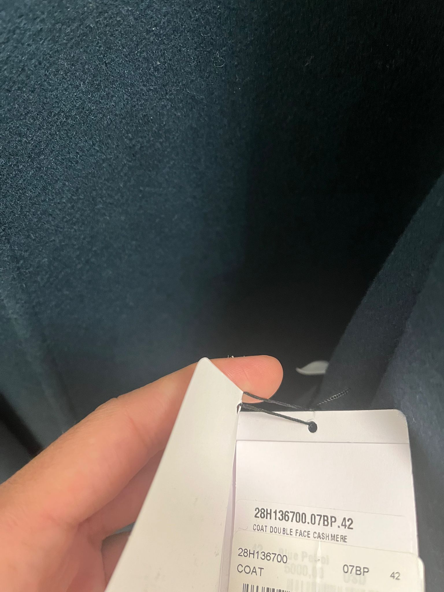 Celine Double Face Cashmere Coat in Green Size M / US 6-8 / IT 42-44 - 10 Thumbnail
