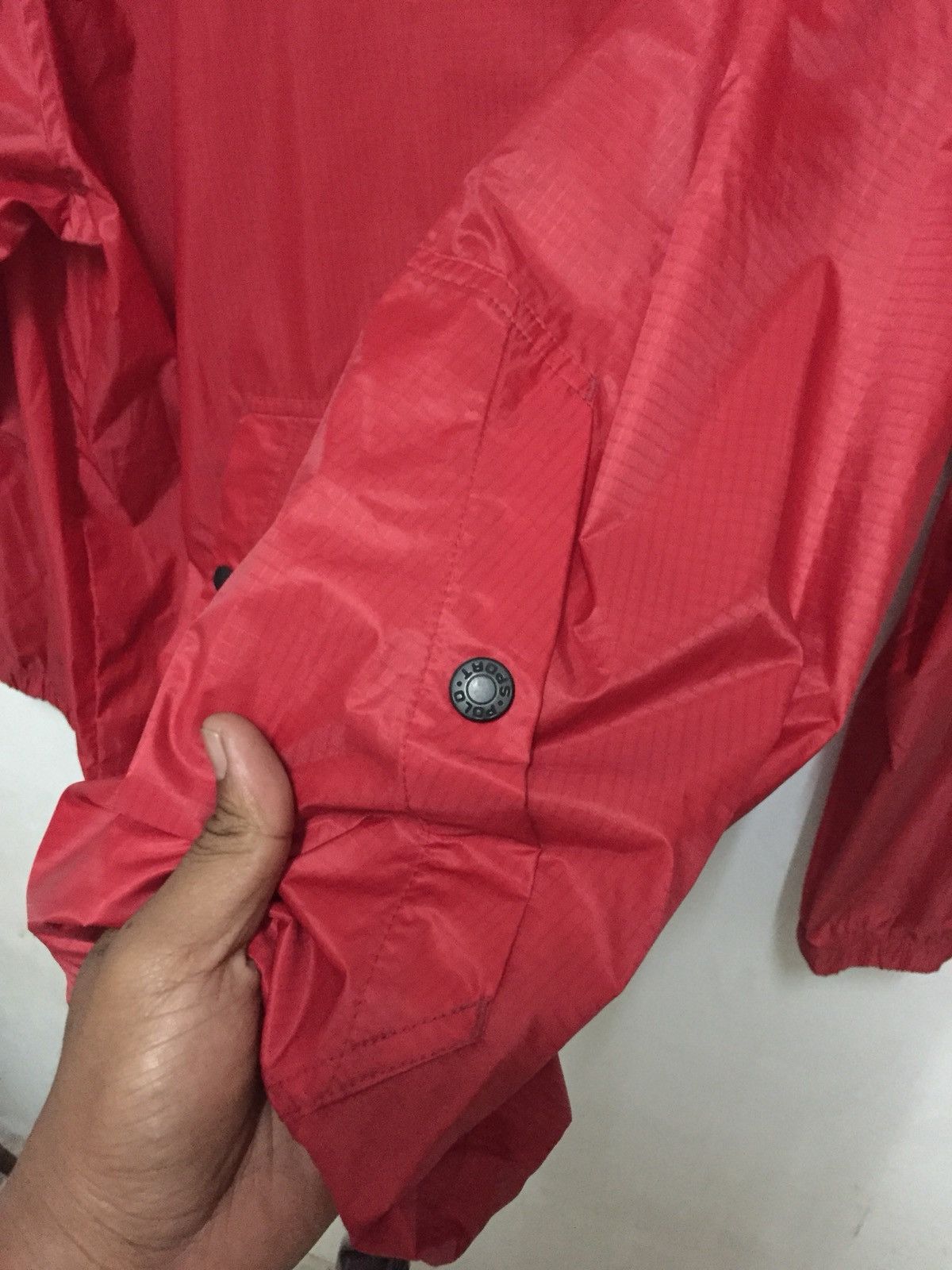Polo Ralph Lauren Vintage Polo Sport Raplh Lauren Windbreaker Hoddie Red Colour Size US M / EU 48-50 / 2 - 4 Thumbnail