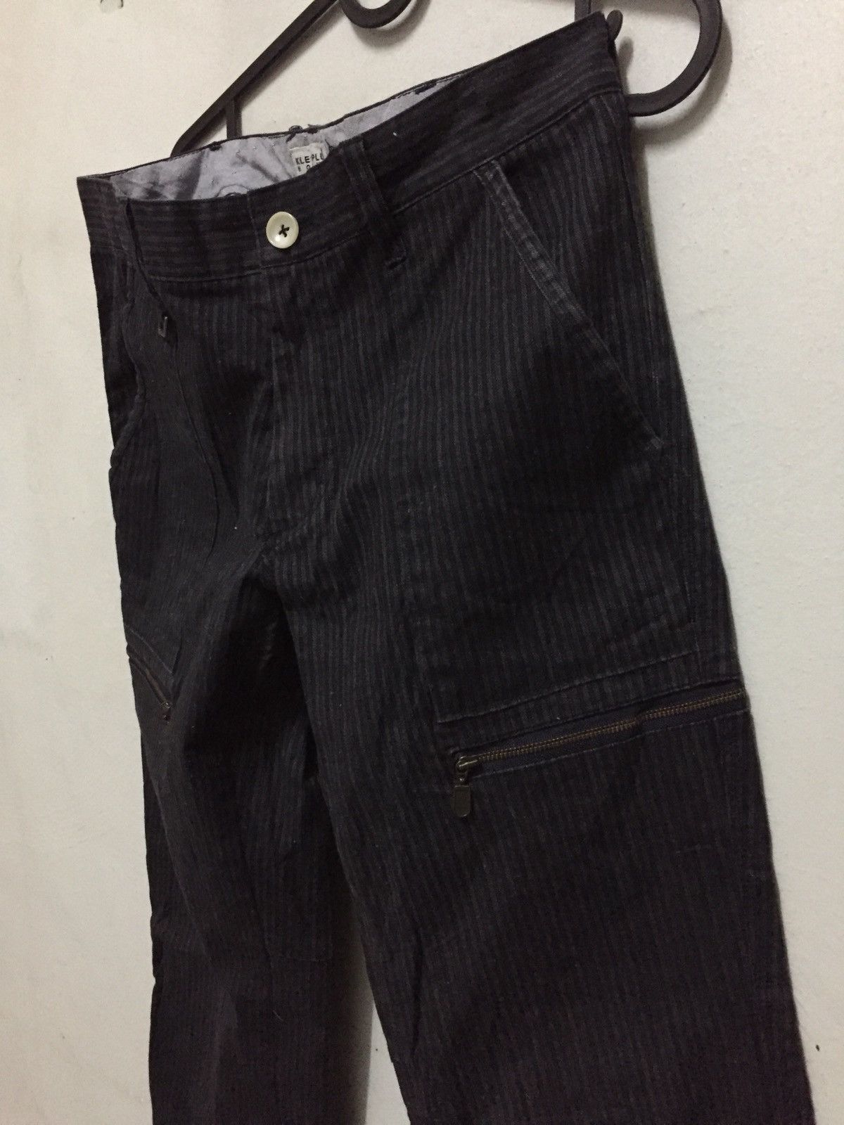 Michel Klein MICHEL KLEIN PLUS HOMME BONDAGE CARGO PANTS GREY COLOUR Size US 30 / EU 46 - 3 Thumbnail