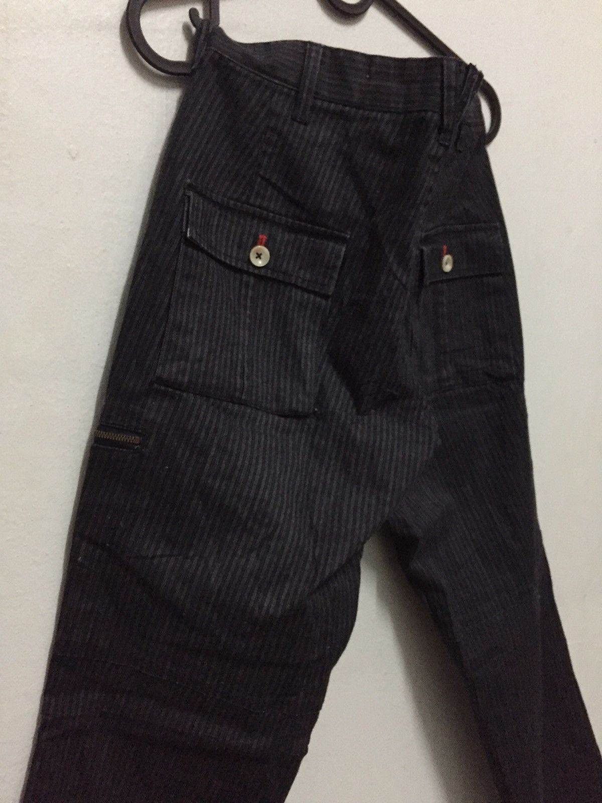 Michel Klein MICHEL KLEIN PLUS HOMME BONDAGE CARGO PANTS GREY COLOUR Size US 30 / EU 46 - 9 Thumbnail