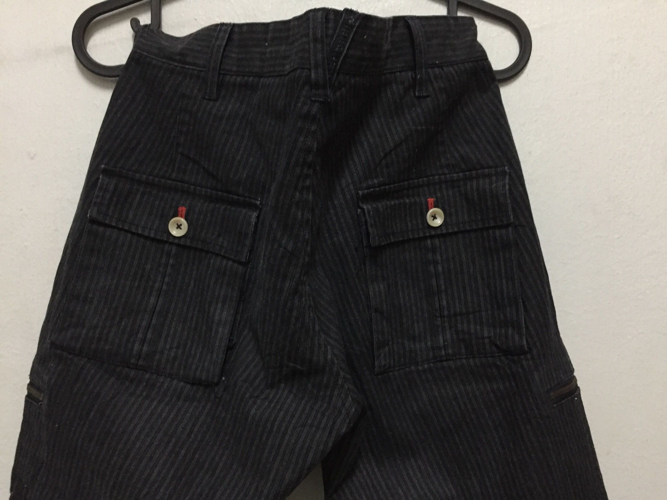 Michel Klein MICHEL KLEIN PLUS HOMME BONDAGE CARGO PANTS GREY COLOUR Size US 30 / EU 46 - 11 Thumbnail