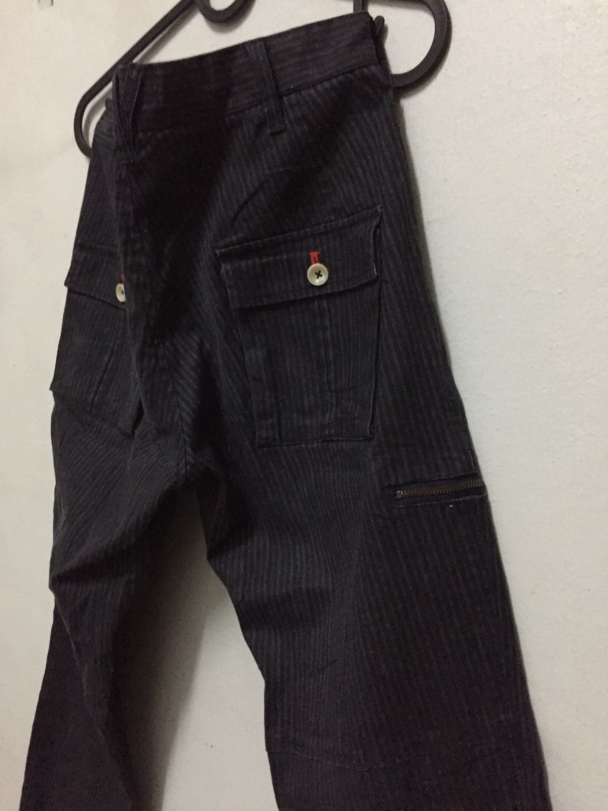 Michel Klein MICHEL KLEIN PLUS HOMME BONDAGE CARGO PANTS GREY COLOUR Size US 30 / EU 46 - 10 Thumbnail