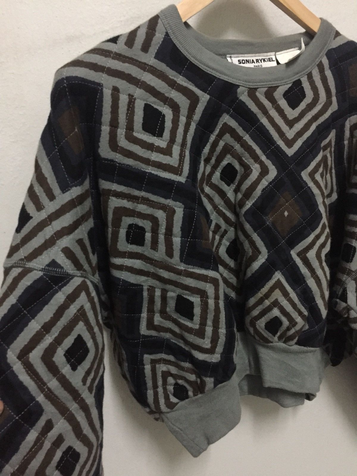 Sonia Rykiel Rare Design!!! Sonia Rykiel Paris Sweatshirt Multicolour Size US L / EU 52-54 / 3 - 4 Thumbnail