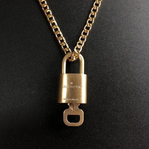 Louis Vuitton Louis Vuitton Lock, Key, & Gold Necklace Grailed