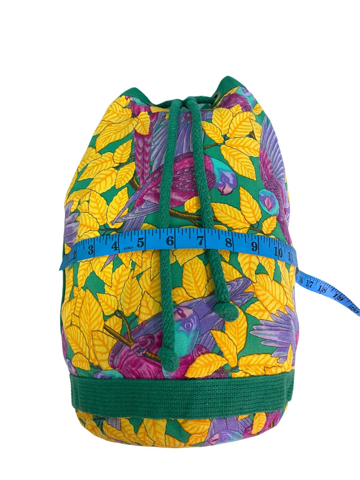 Hermes RARE AUTHENTIC VINTAGE HERMES PARROT DRAWSTRING SHOULDER BAG Size ONE SIZE - 8 Thumbnail