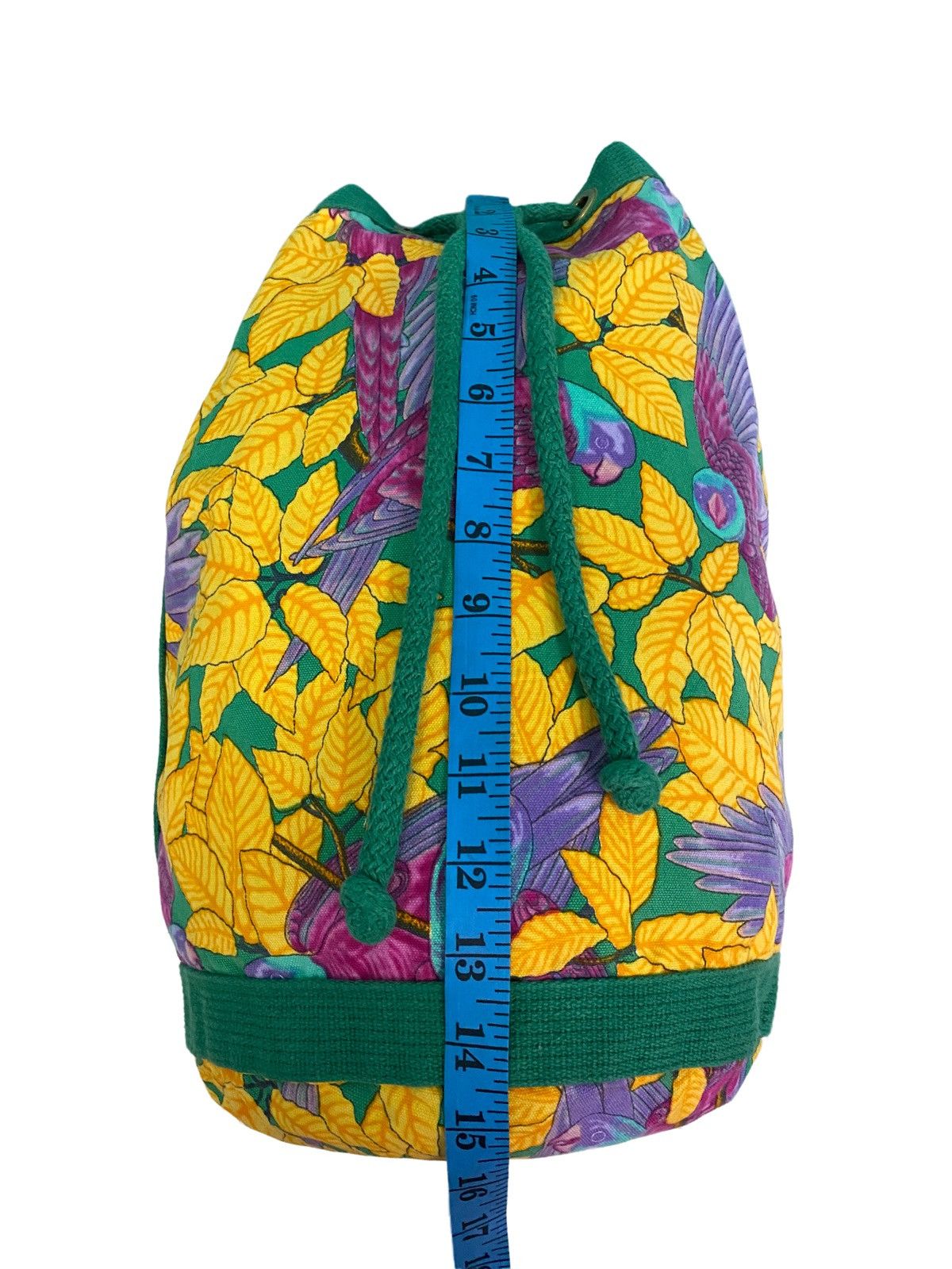 Hermes RARE AUTHENTIC VINTAGE HERMES PARROT DRAWSTRING SHOULDER BAG Size ONE SIZE - 9 Thumbnail