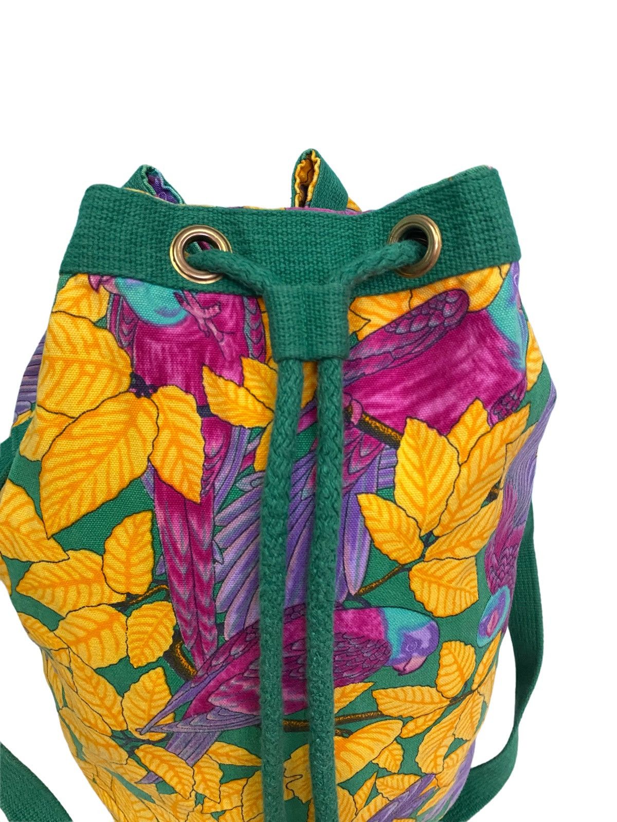 Hermes RARE AUTHENTIC VINTAGE HERMES PARROT DRAWSTRING SHOULDER BAG Size ONE SIZE - 6 Thumbnail