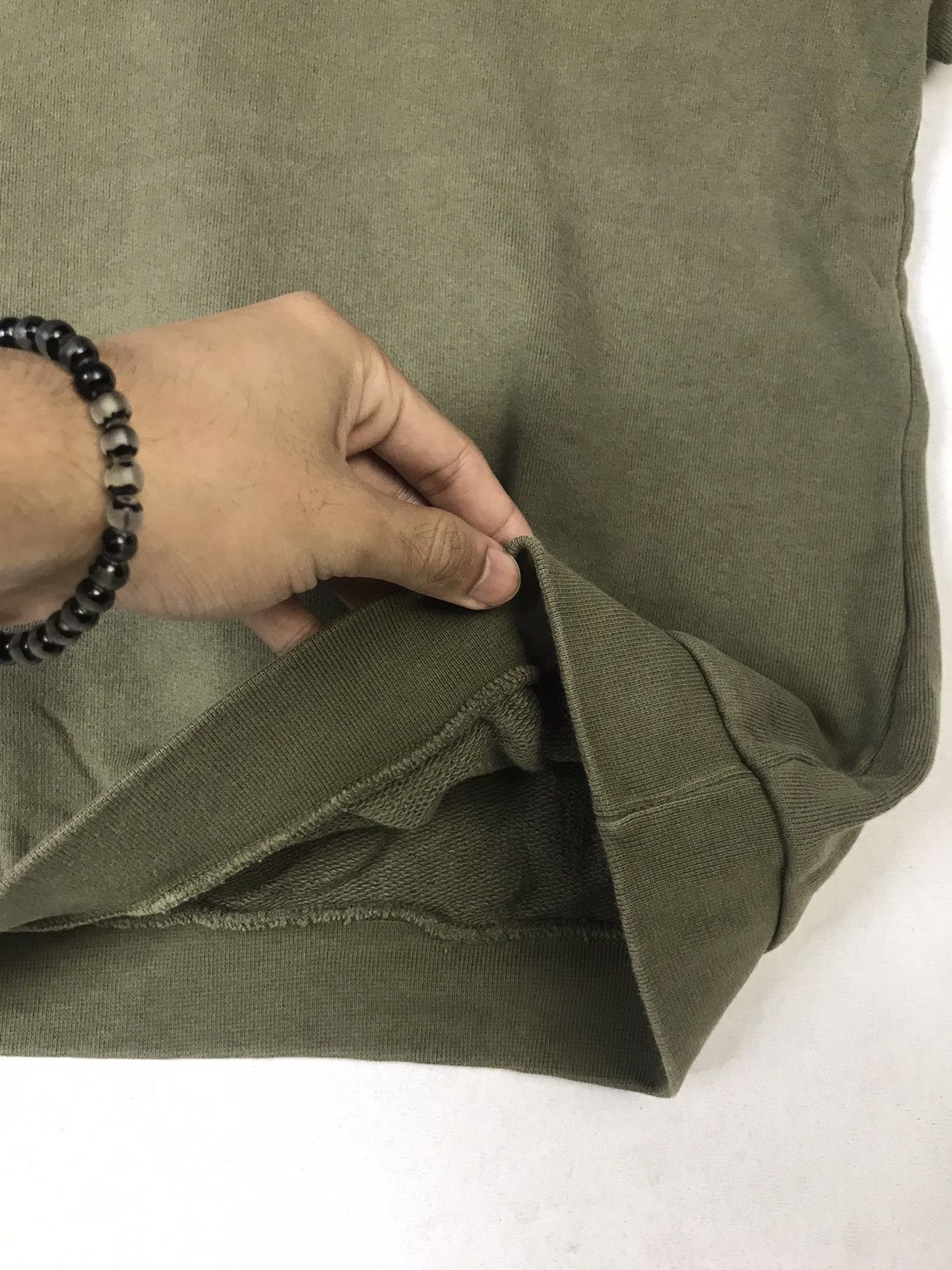 Helmut Lang Women Army Short Sleeve Crewneck Sweatshirt Size S / US 4 / IT 40 - 5 Thumbnail