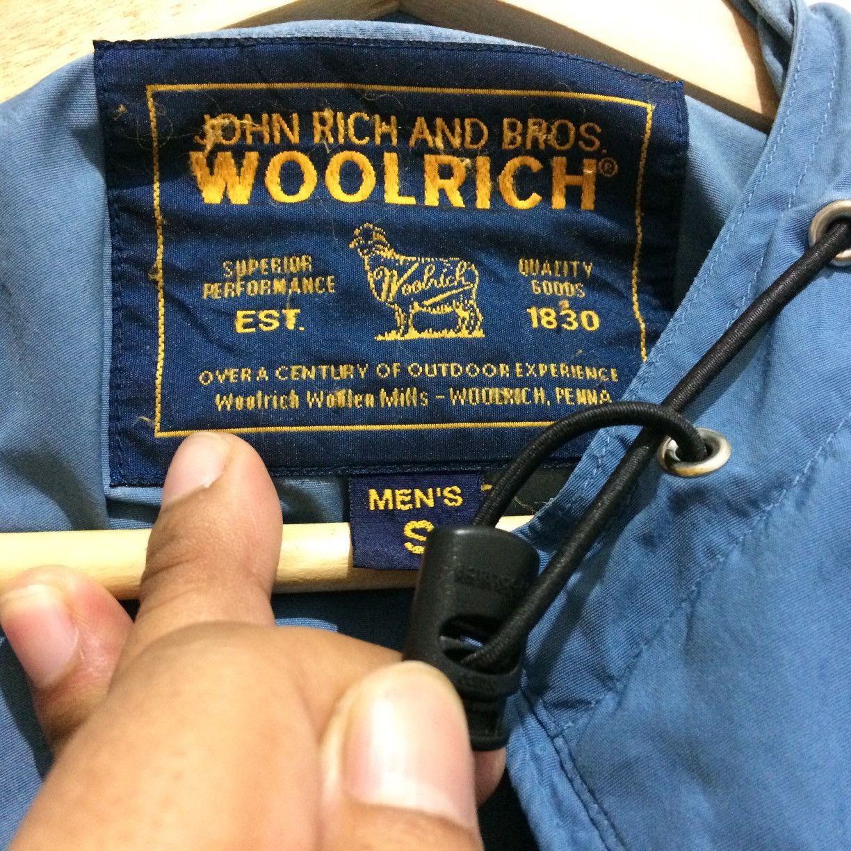 Woolrich Woolen Mills Vintage WOOLRICH outdoor Wear Hiking Mountain Hooded Jacket Size US S / EU 44-46 / 1 - 3 Thumbnail