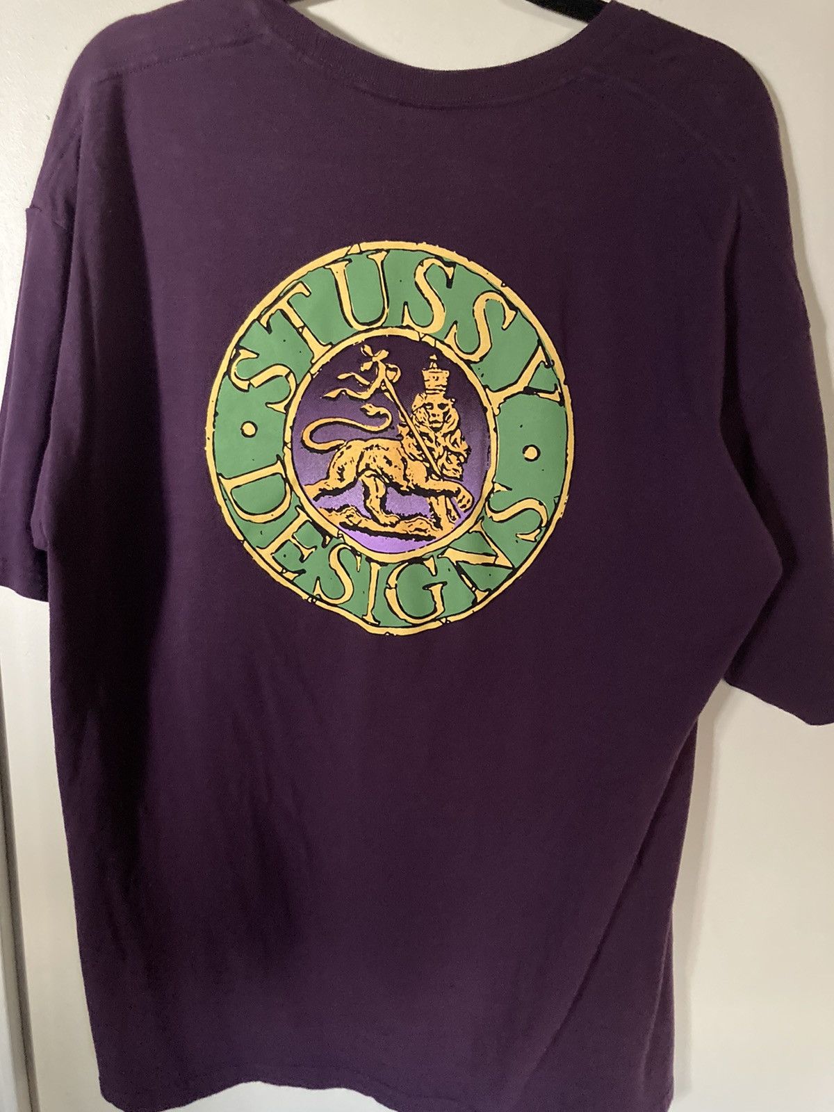 Stussy × Vintage Stussy Purple Tee XL Size US XL / EU 56 / 4 - 3 Thumbnail
