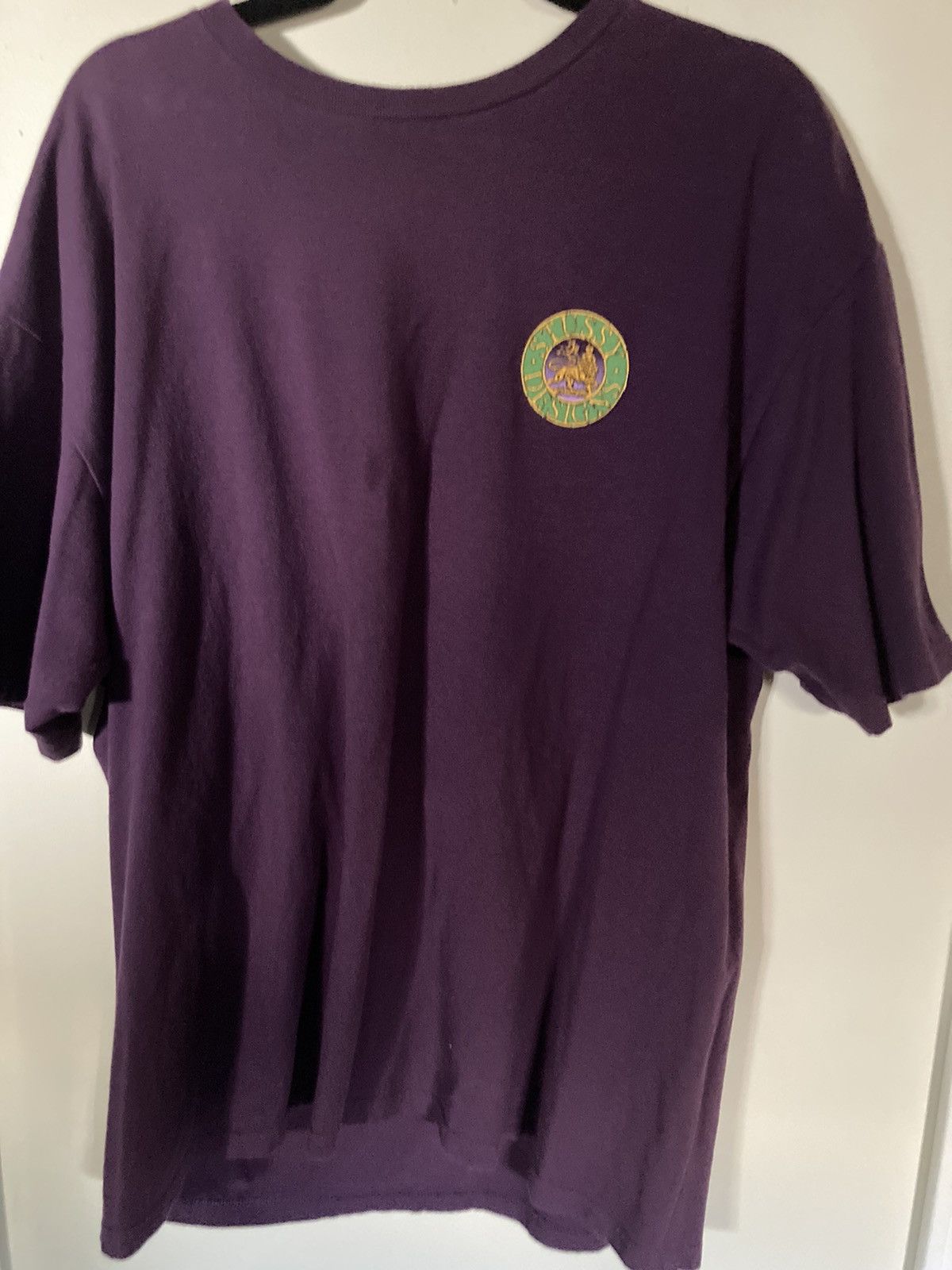 Stussy × Vintage Stussy Purple Tee XL Size US XL / EU 56 / 4 - 1 Thumbnail