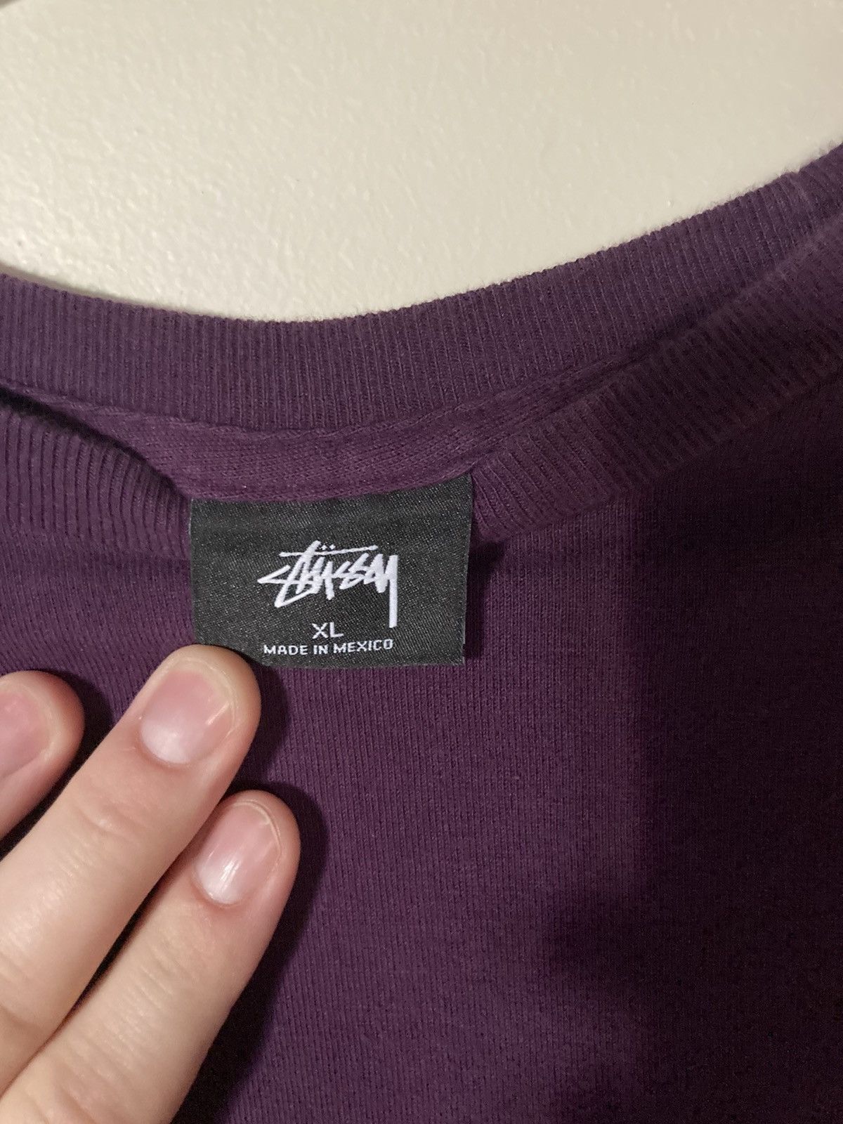 Stussy × Vintage Stussy Purple Tee XL Size US XL / EU 56 / 4 - 4 Thumbnail