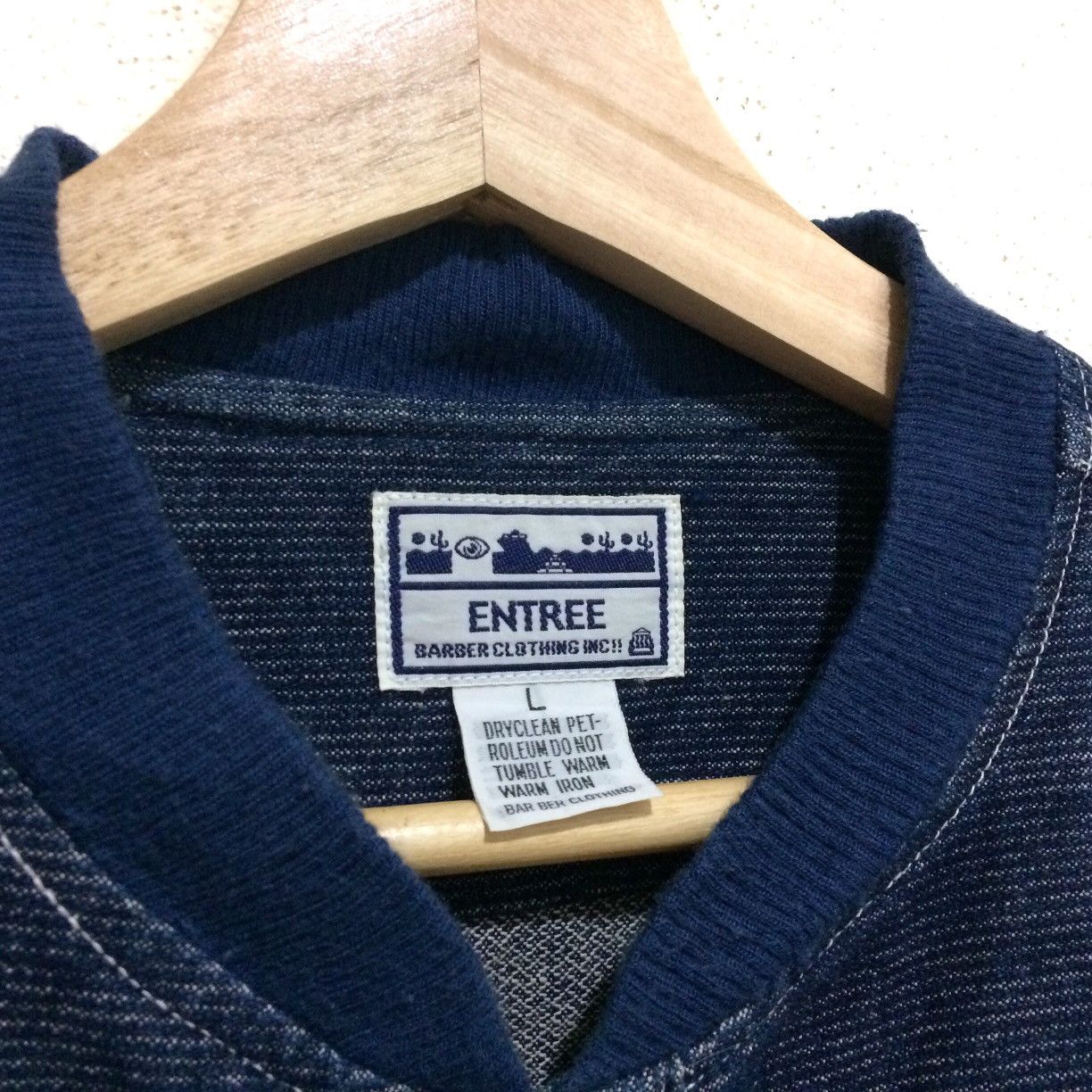Vintage Vintage ENTREE Workwear Hickory Jacket Size US L / EU 52-54 / 3 - 4 Thumbnail