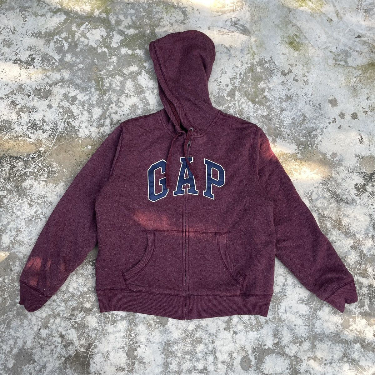 Gap × Vintage Vintage GAP Zipper Hoodie Jacket Size US L / EU 52-54 / 3 - 1 Thumbnail