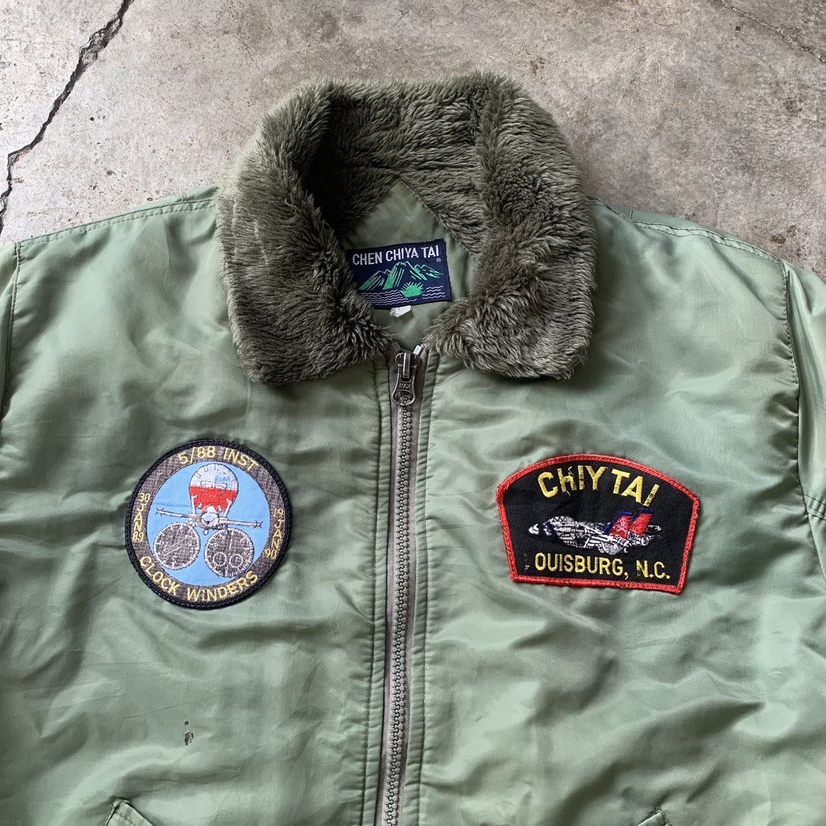 Vintage Military bomber jacket vintage Size US M / EU 48-50 / 2 - 8 Thumbnail