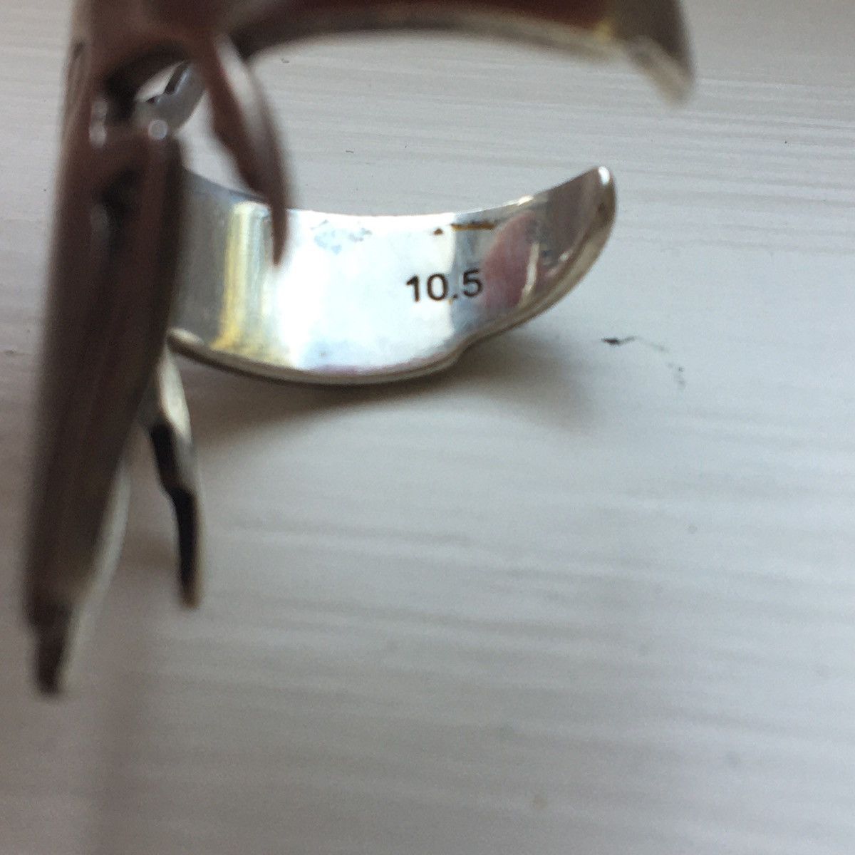 Dior × Hedi Slimane Dior Homme SS04 Strip Bee Wrap Ring Size ONE SIZE - 8 Thumbnail