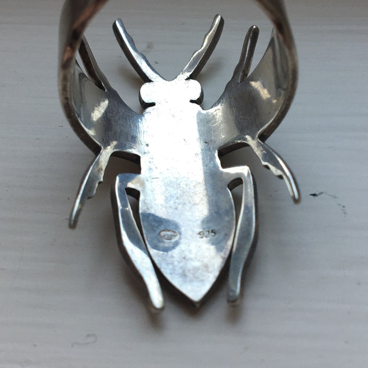 Dior × Hedi Slimane Dior Homme SS04 Strip Bee Wrap Ring Size ONE SIZE - 6 Thumbnail
