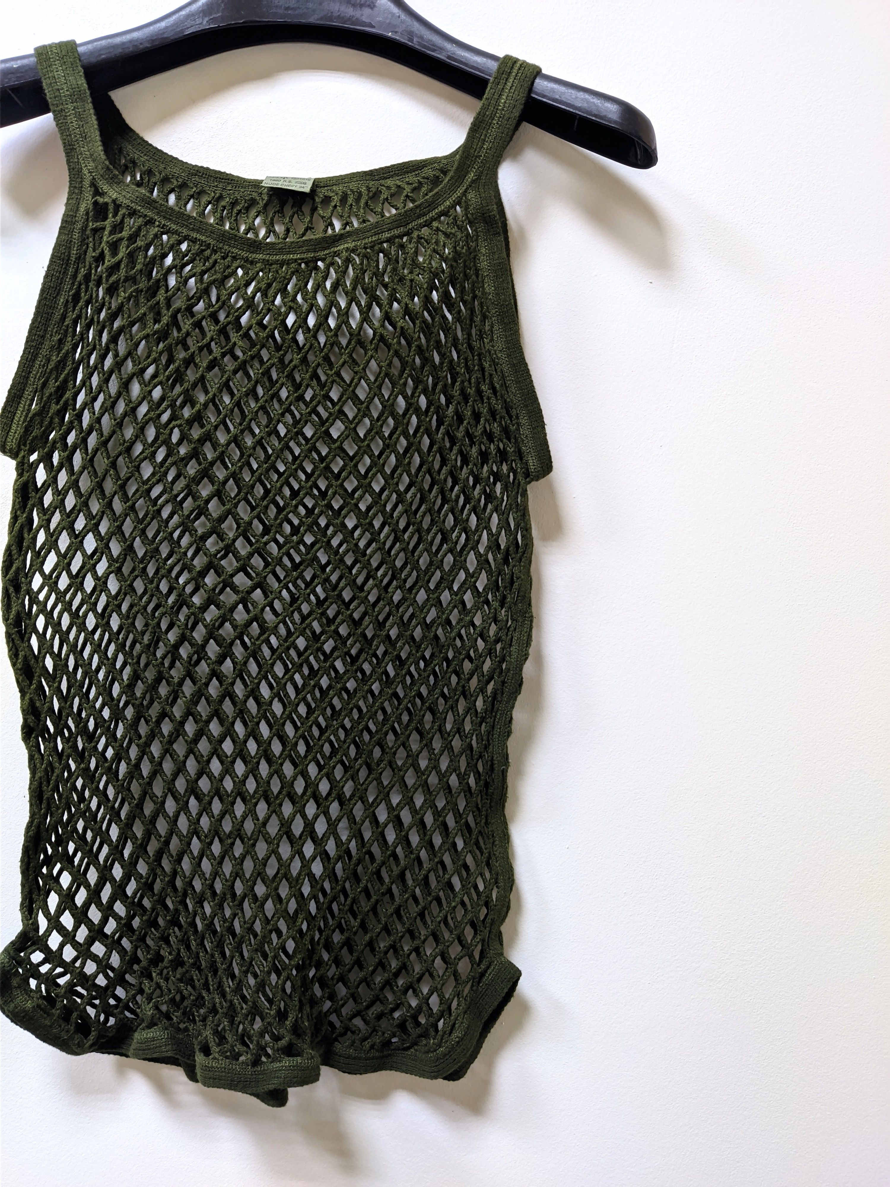 Japanese Brand Japanese mesh tank top knit y2k vintage Size ONE SIZE - 3 Thumbnail