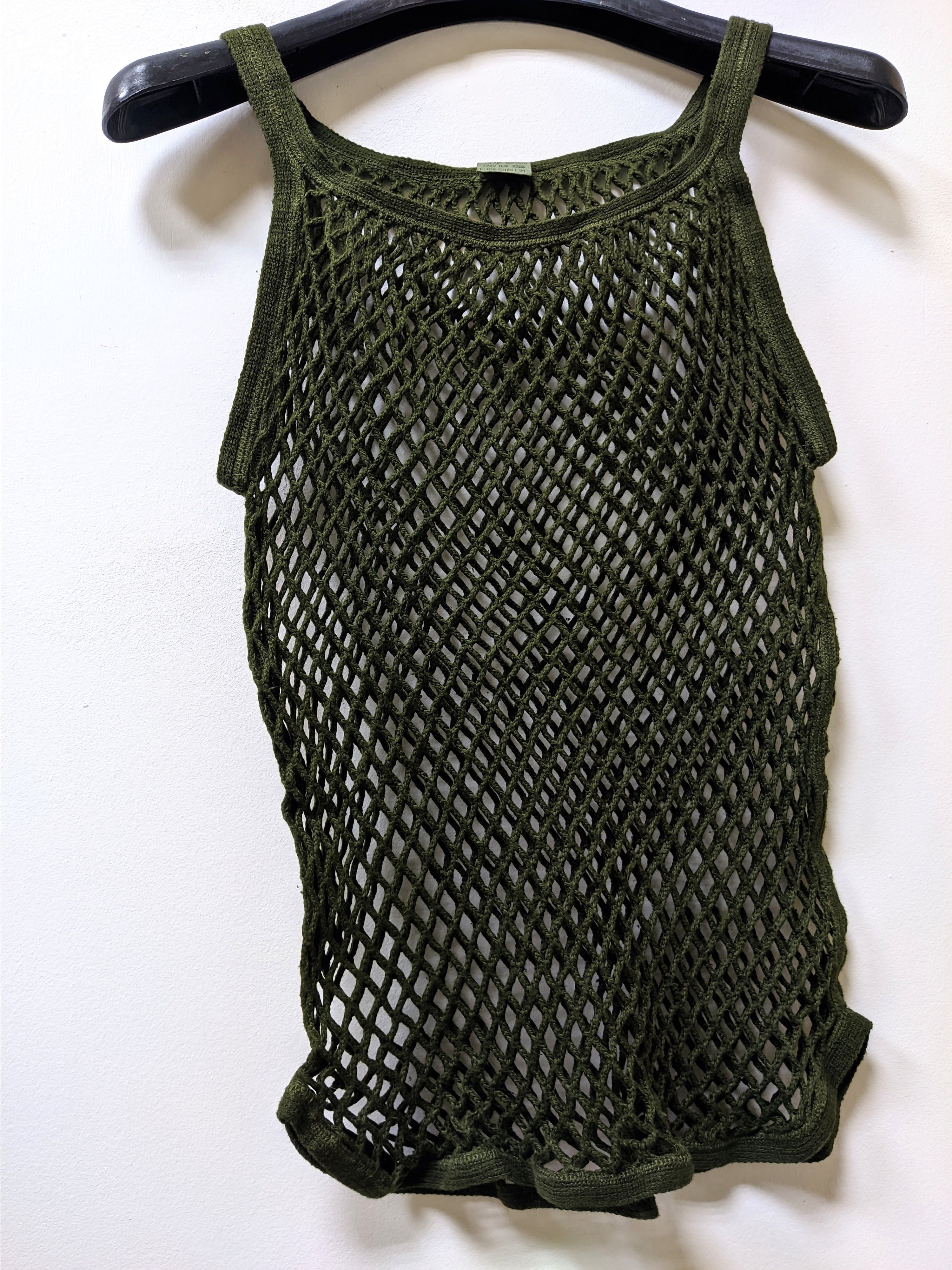 Japanese Brand Japanese mesh tank top knit y2k vintage Size ONE SIZE - 2 Thumbnail
