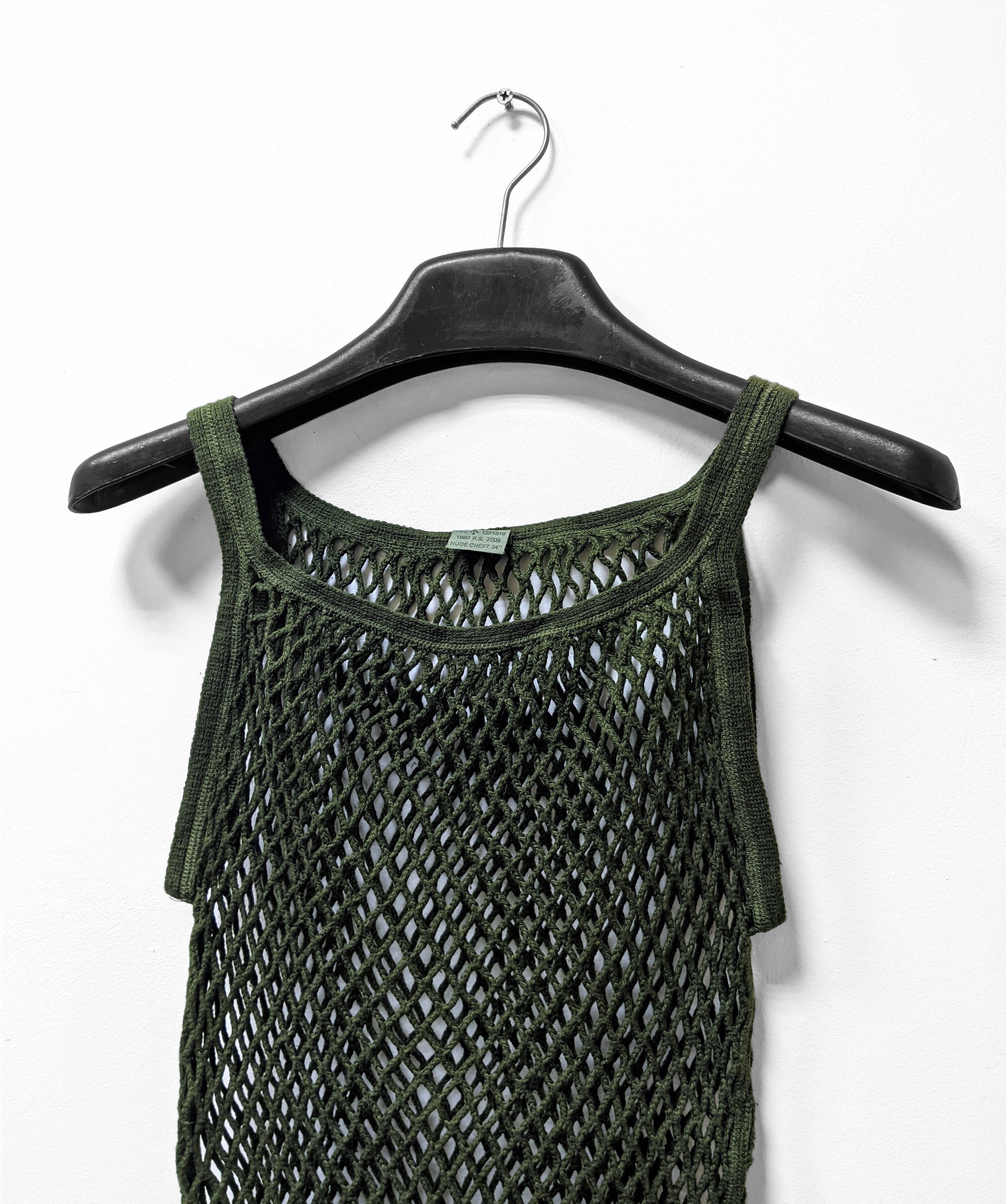 Japanese Brand Japanese mesh tank top knit y2k vintage Size ONE SIZE - 4 Thumbnail