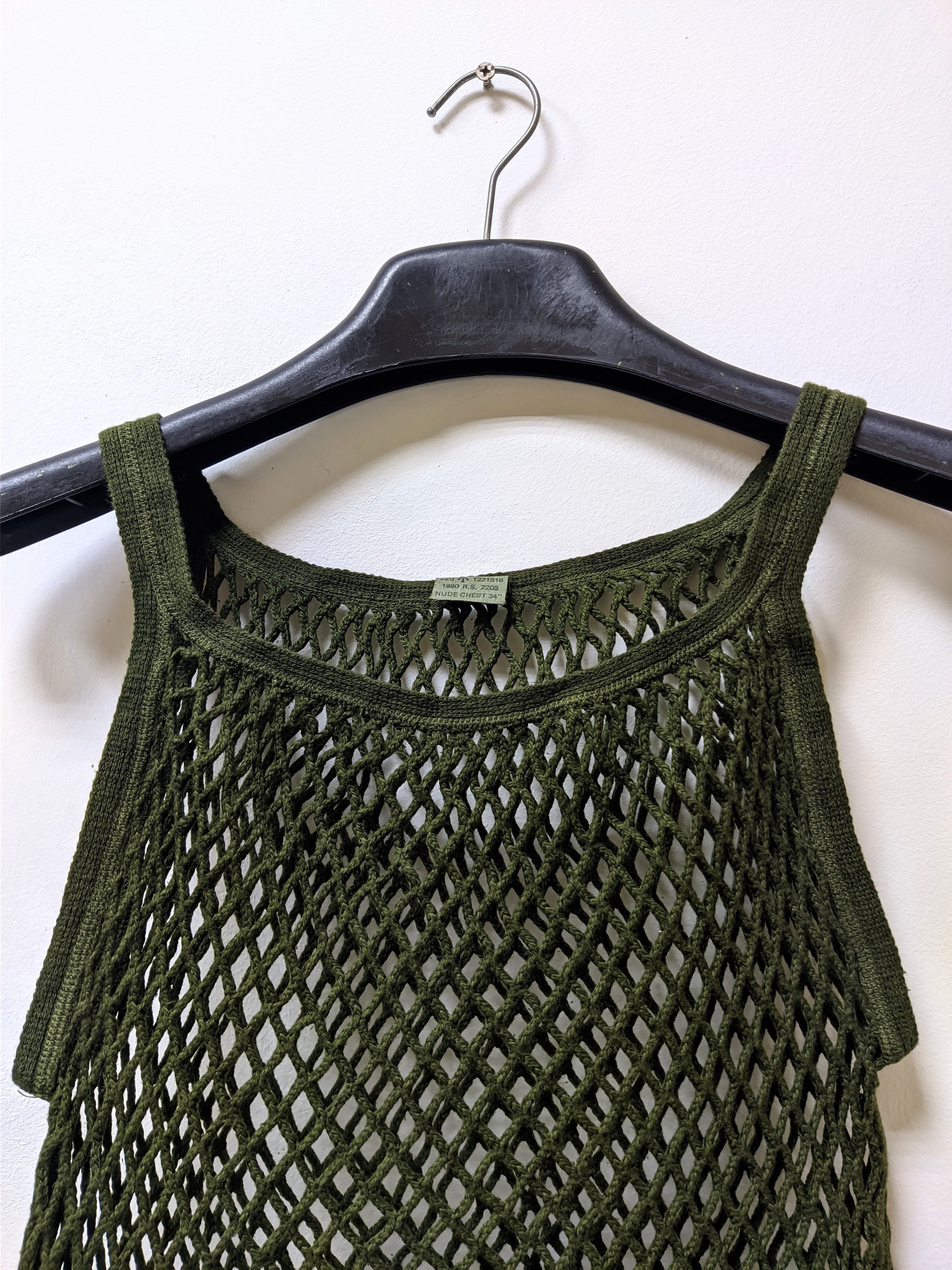 Japanese Brand Japanese mesh tank top knit y2k vintage Size ONE SIZE - 5 Thumbnail